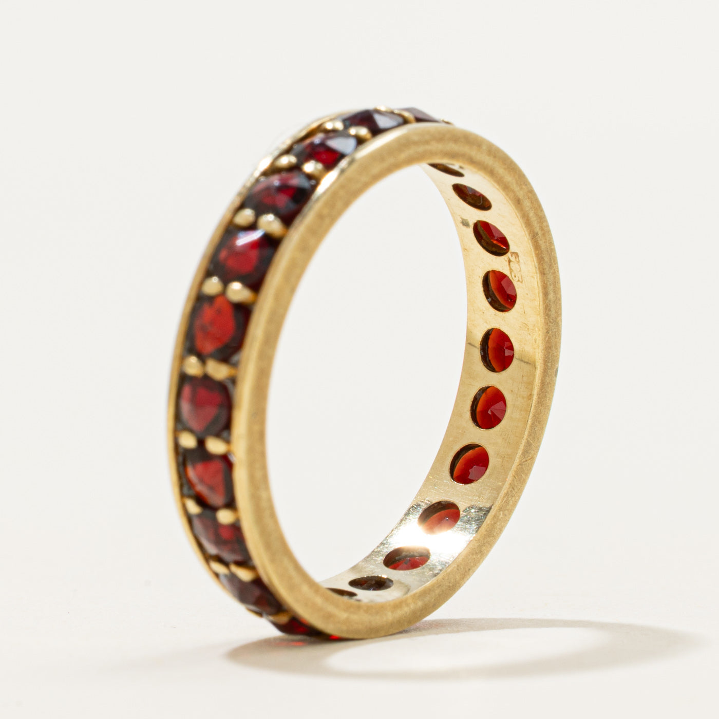Eternity Garnet Band | 2.00ctw | 4.00mm | SZ 7.75