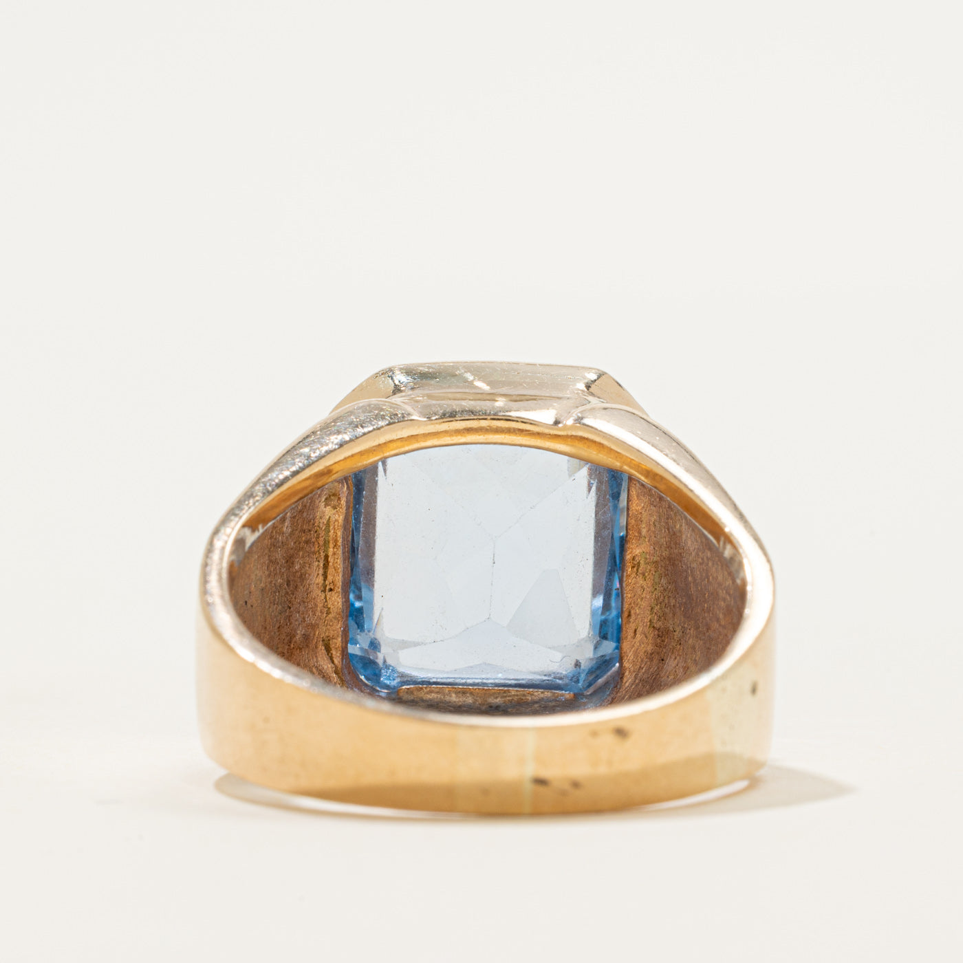 Vintage Canadian Synthetic Spinel Cocktail Ring | 14.00ct | SZ 10.5