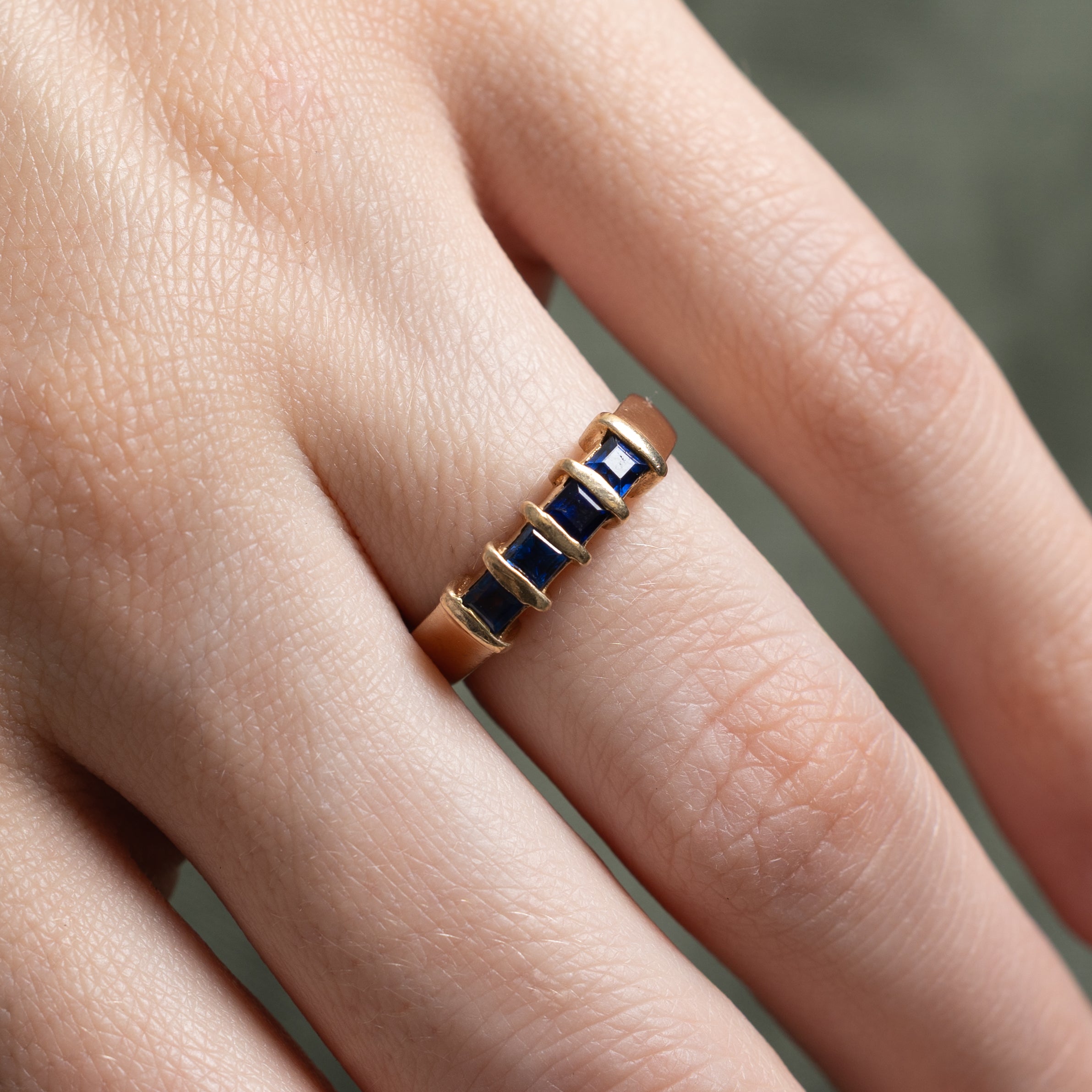 Four Stone Sapphire Ring | 0.50ctw | SZ 4.75