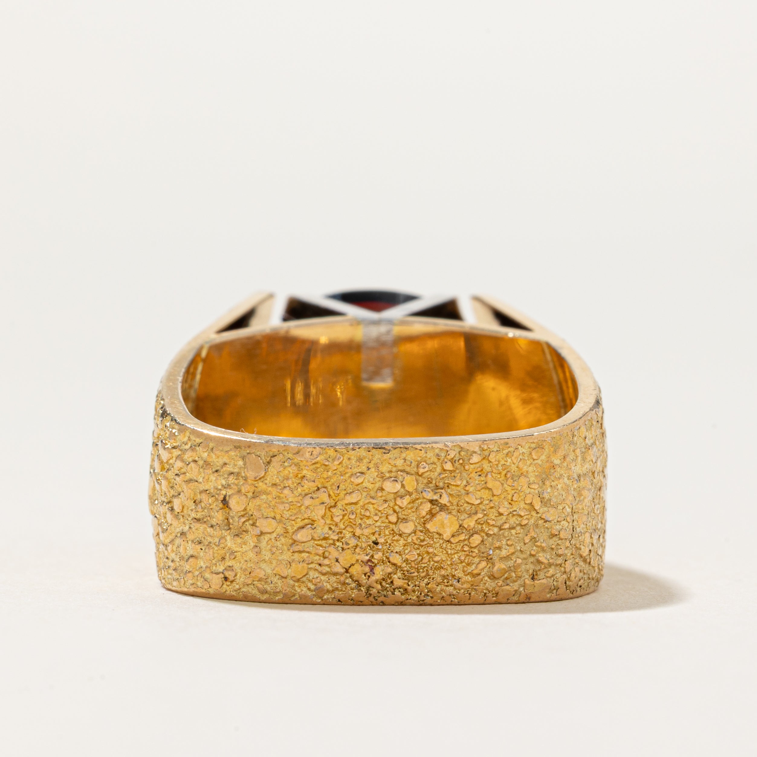 Oval Cut Garnet Statement Ring | 8ct | SZ 10