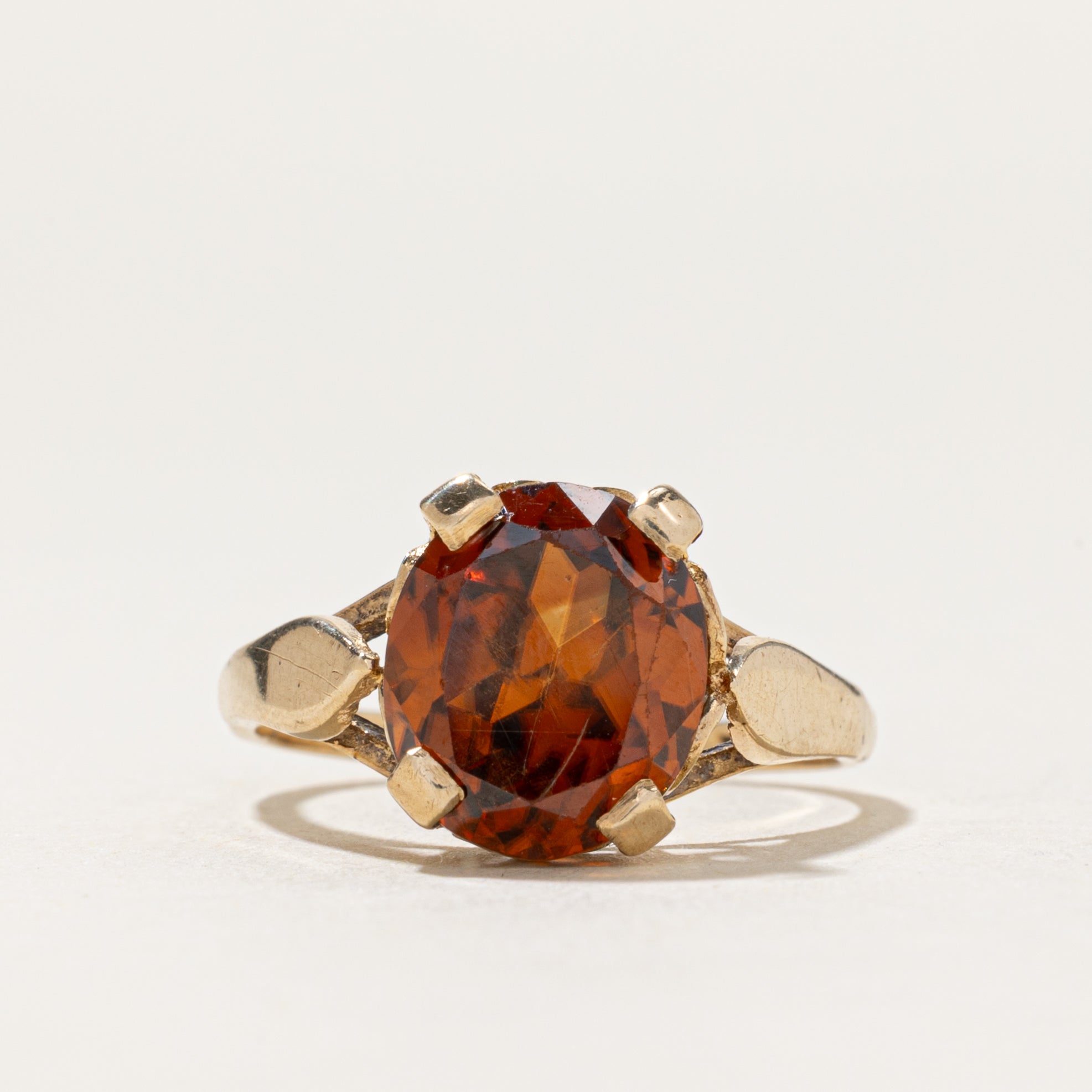 1969 London Solitaire Zircon Ring | 4.80ct | SZ 6.5