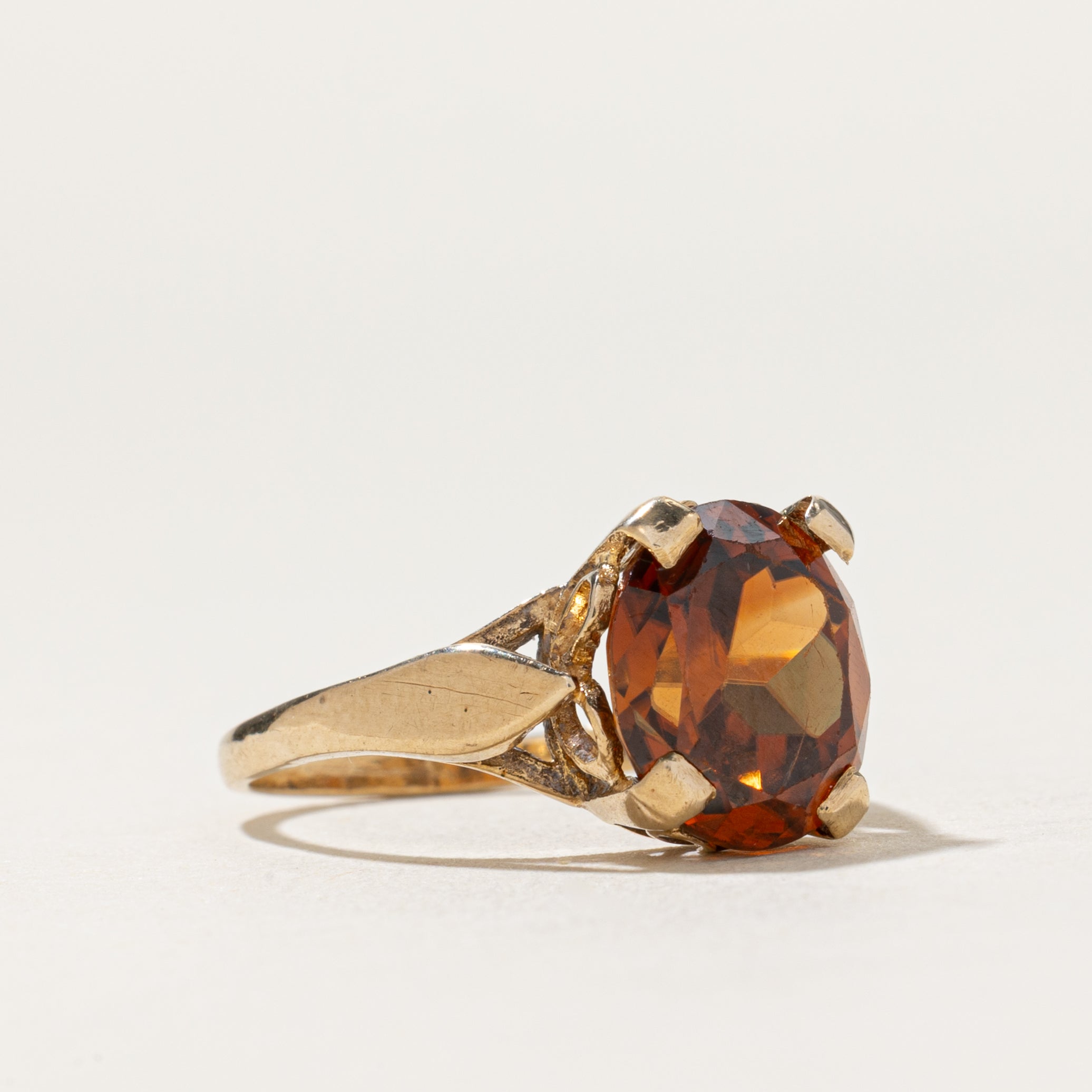 1969 London Solitaire Zircon Ring | 4.80ct | SZ 6.5