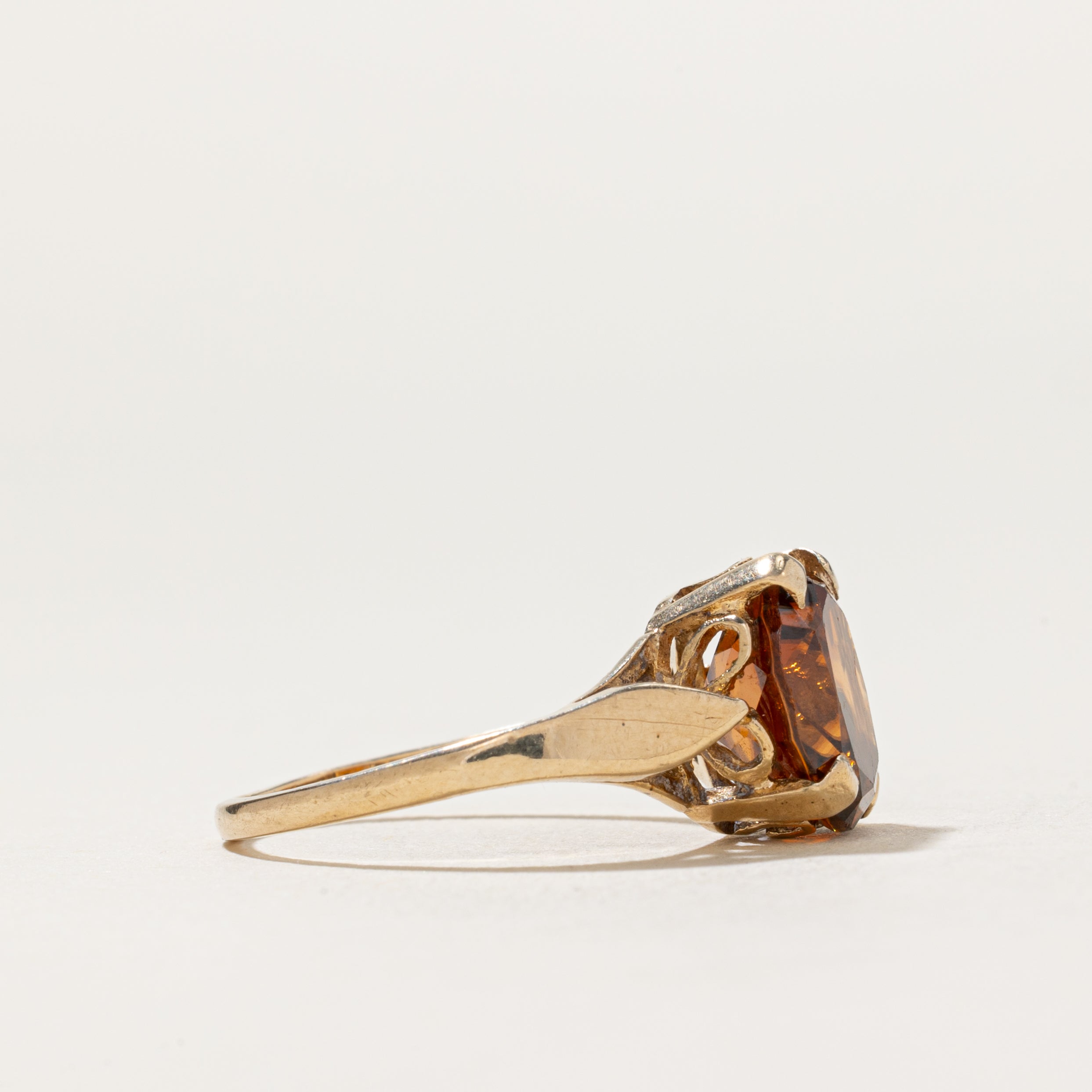 1969 London Solitaire Zircon Ring | 4.80ct | SZ 6.5
