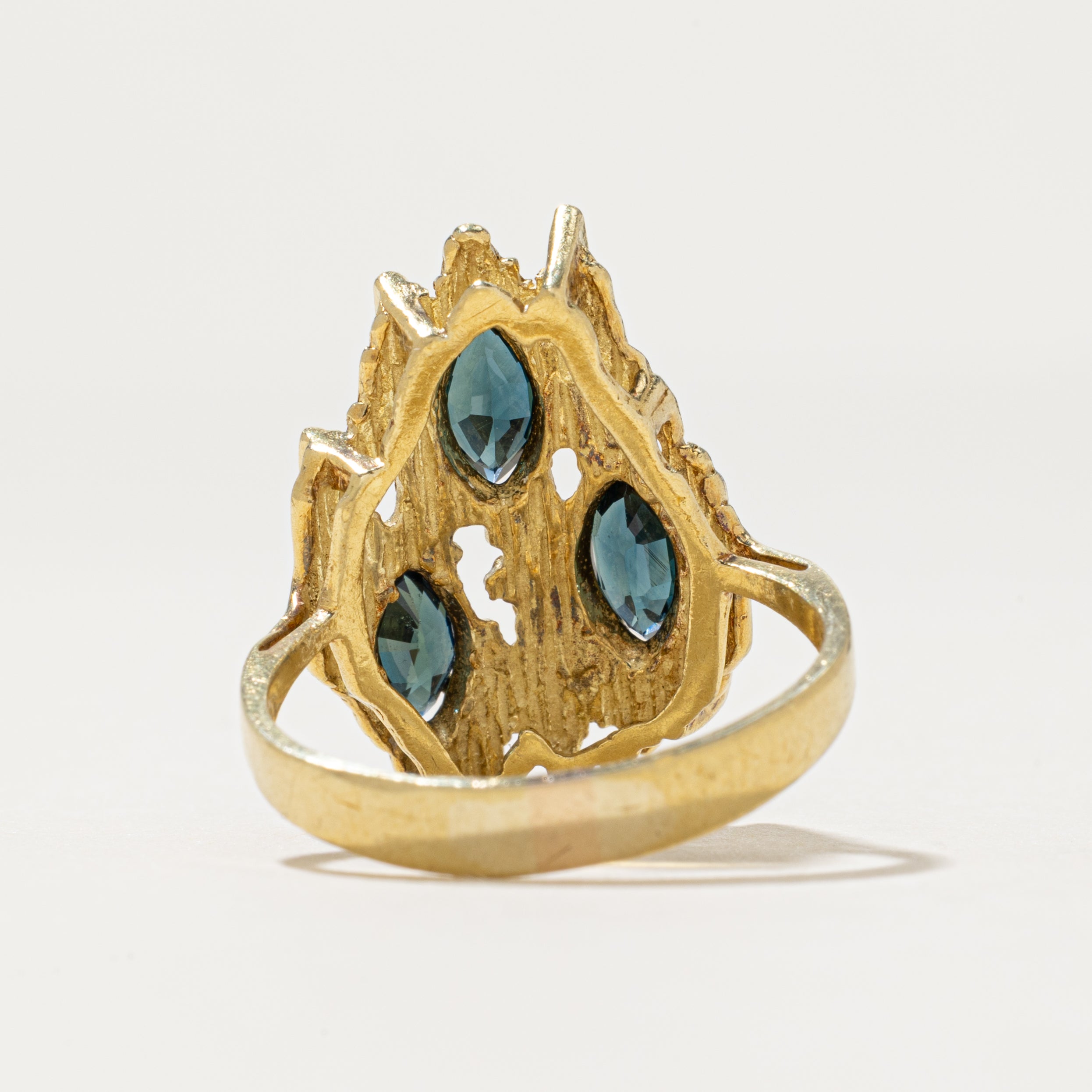 Scattered Sapphire Abstract Ring | 1.50ctw | SZ 7.75