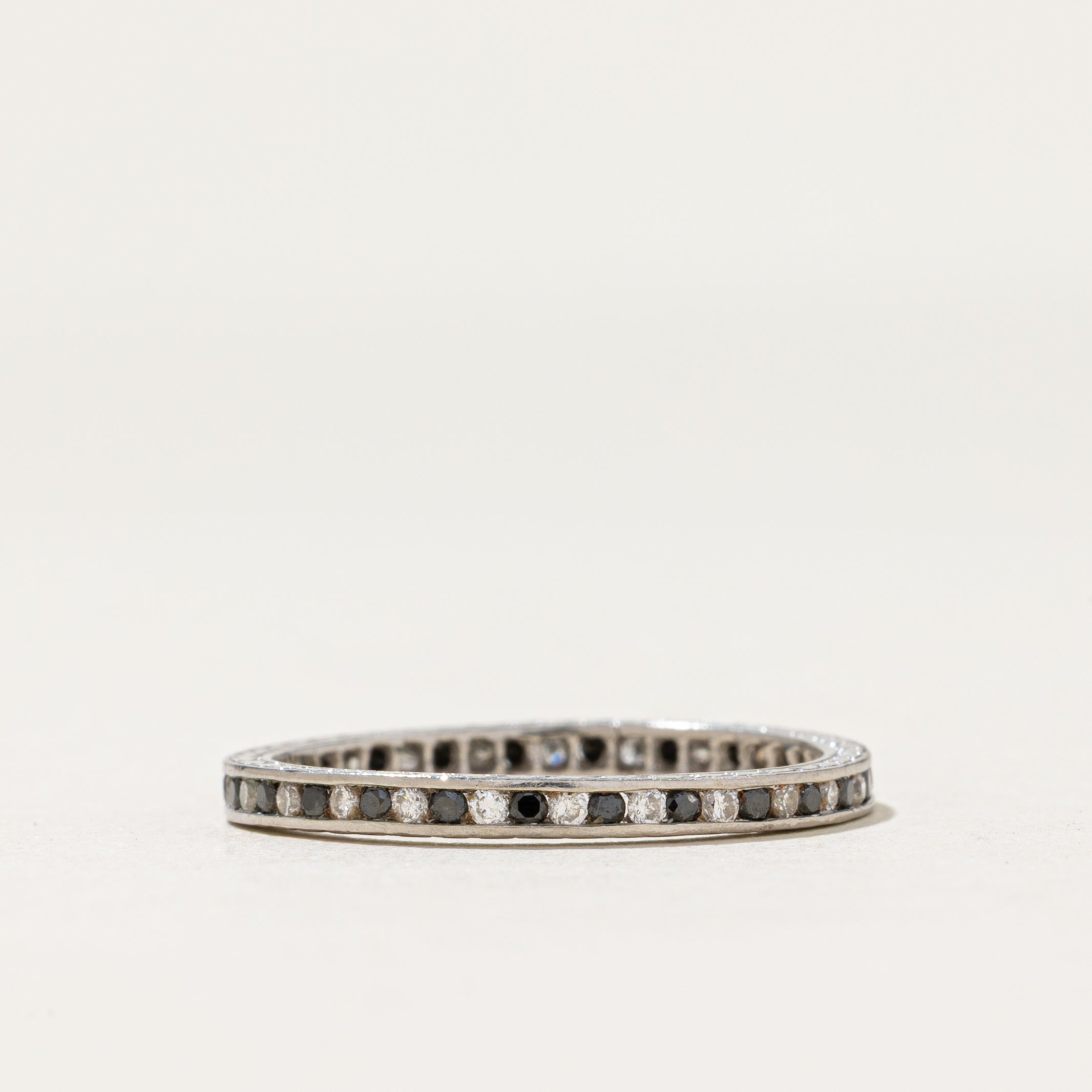 Eternity Sapphire & Diamond Band | 0.25ctw, 0.13ctw | SZ 6.5