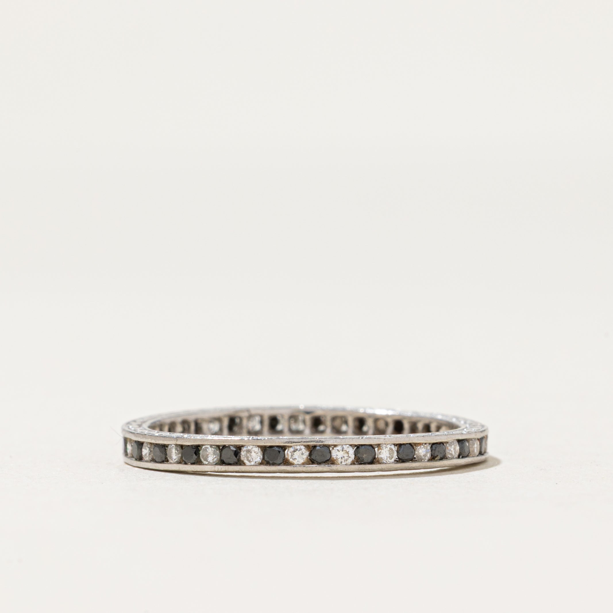 Eternity Sapphire & Diamond Band | 0.25ctw, 0.13ctw | SZ 6.5