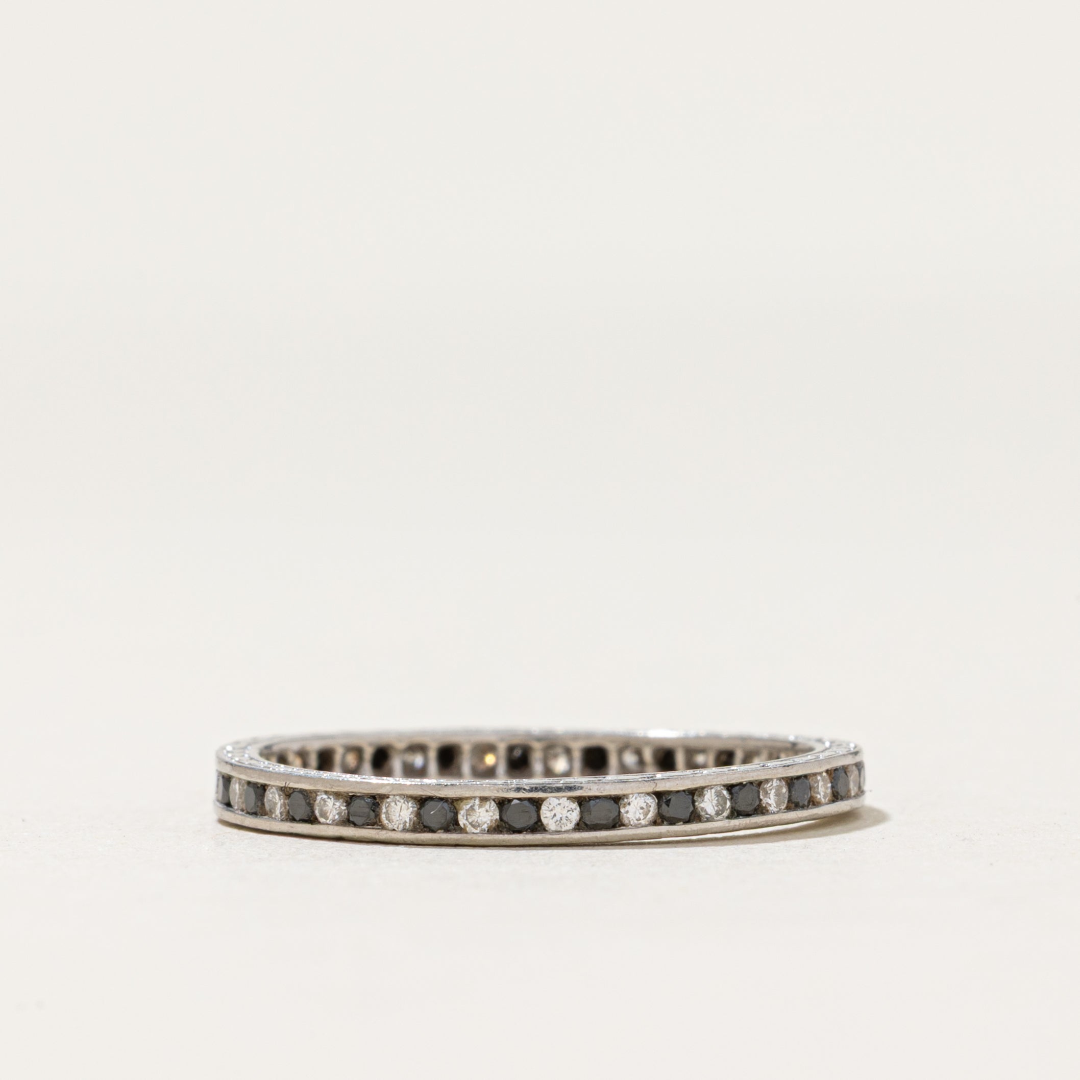 Eternity Sapphire & Diamond Band | 0.25ctw, 0.13ctw | SZ 6.5