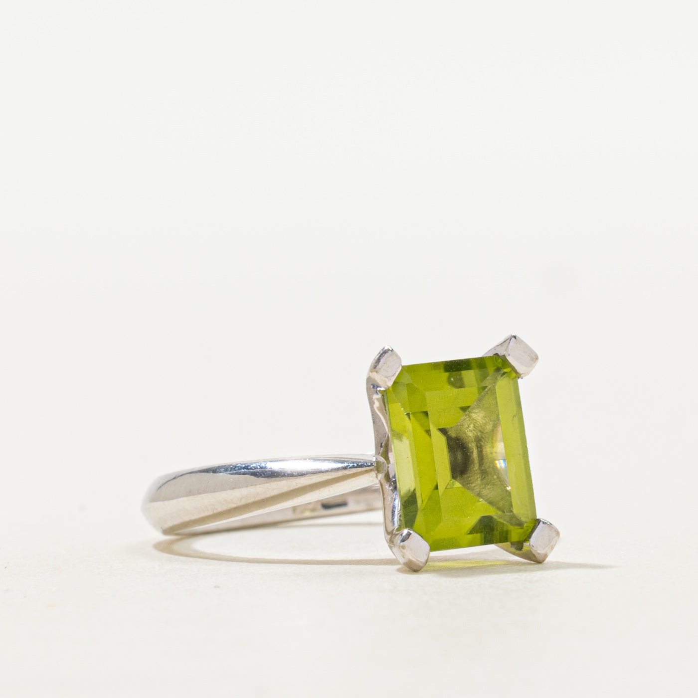Single Stone Peridot Ring | 2.80ct | SZ 5