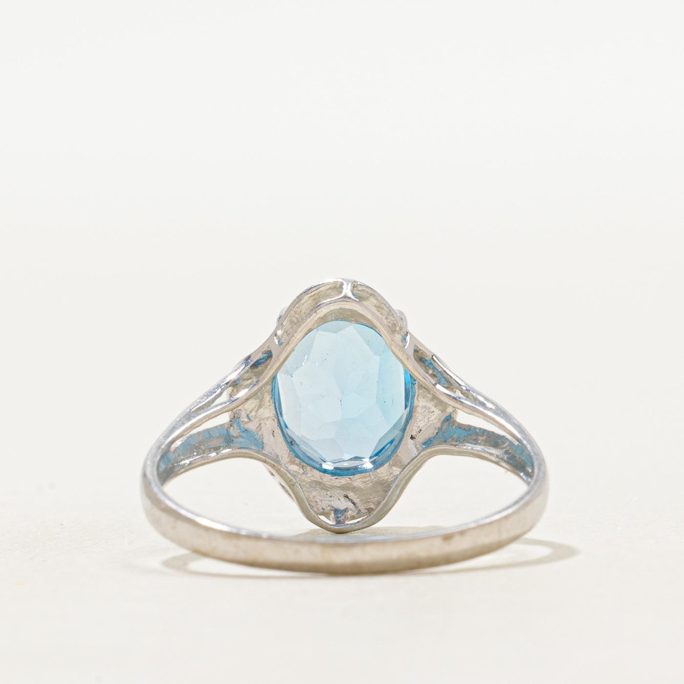 Basket Set Blue Topaz Ring | 2.30ct | SZ 7