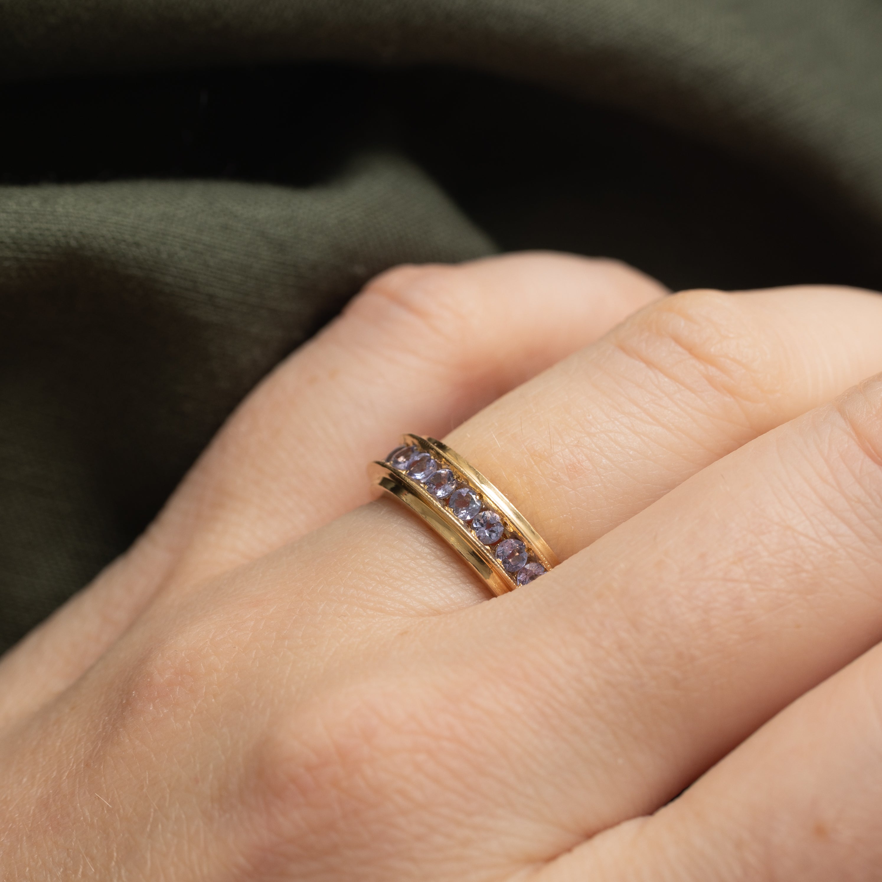 Semi Eternity Tanzanite Band | 0.38ctw | SZ 5