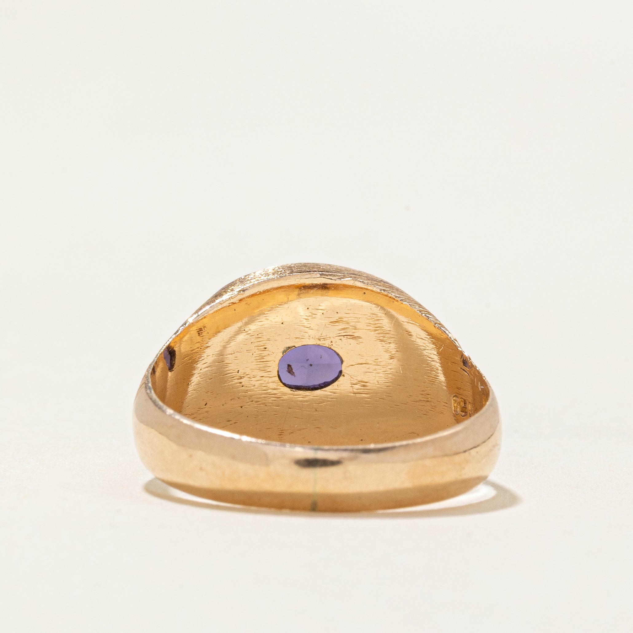 Solitaire Synthetic Sapphire Cocktail Ring | 1.90ct | SZ 6.25