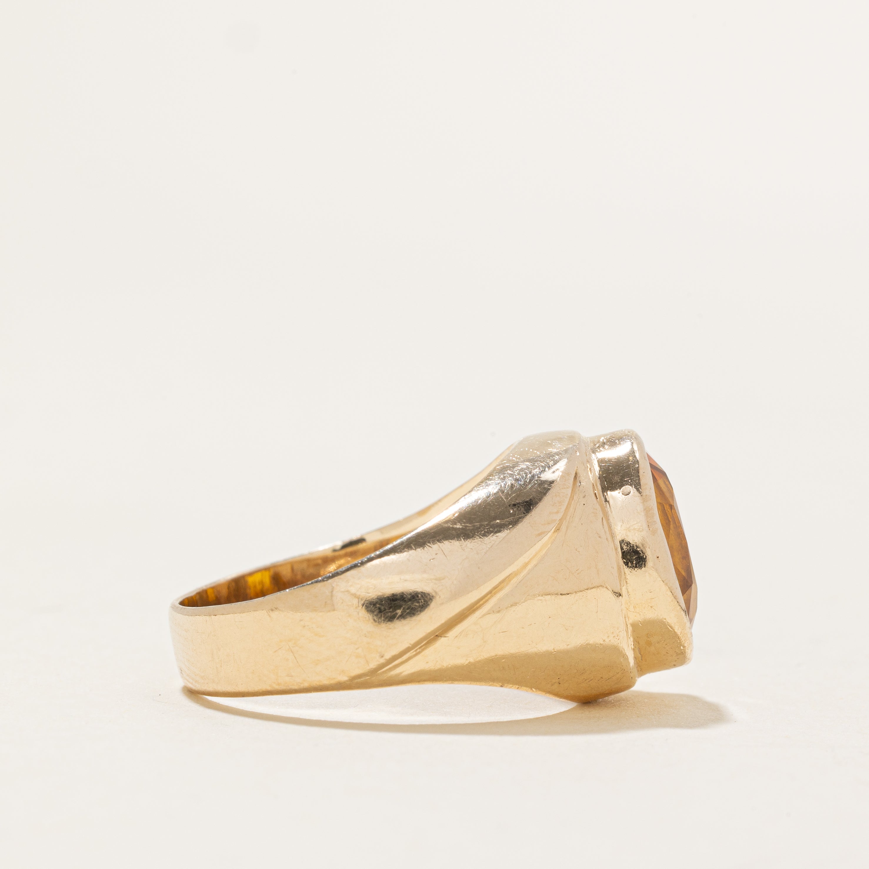 Yellow Sapphire Cocktail Ring | 7.00ct | SZ 9.25