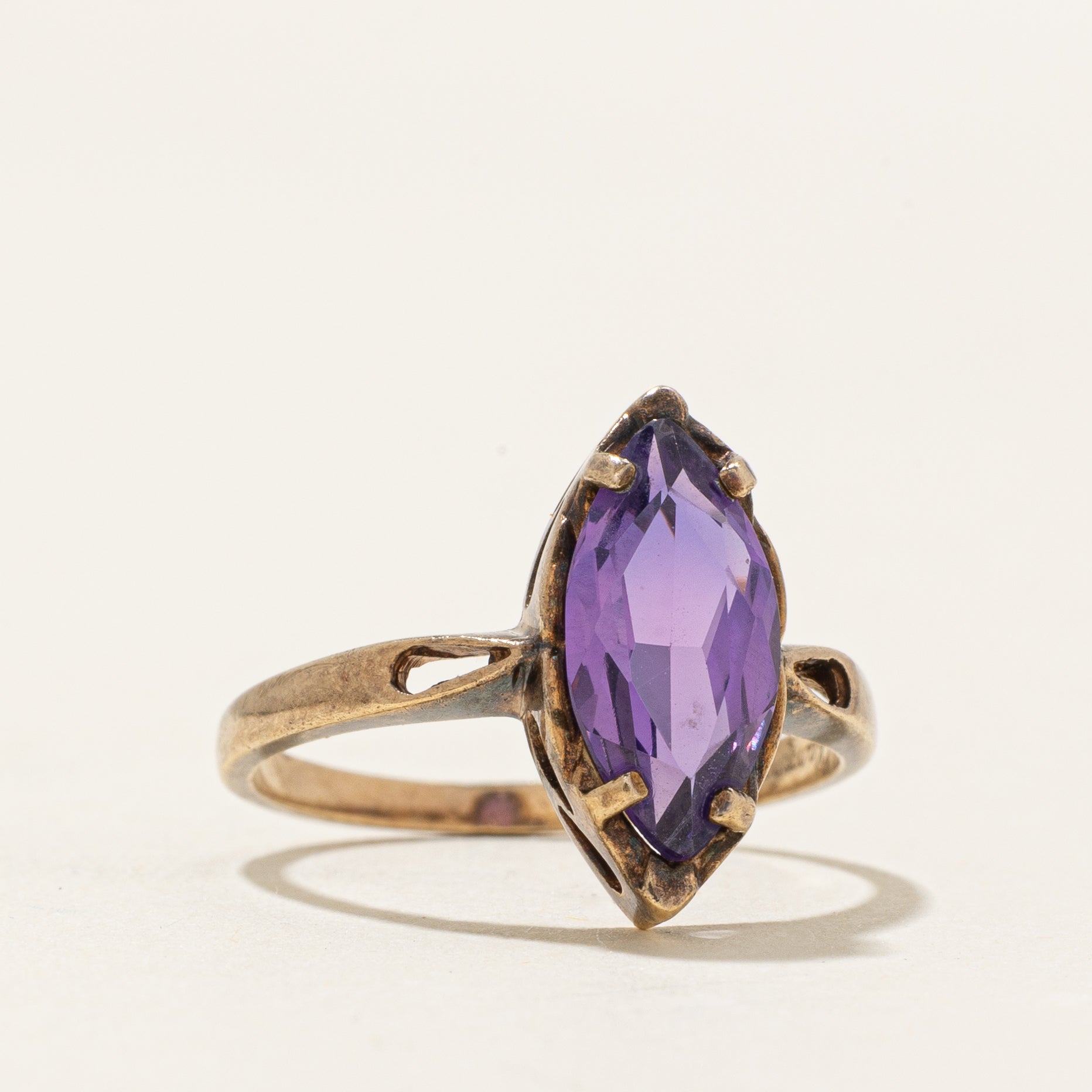 Marquise Cut Synthetic Sapphire Ring | 2.00ct | SZ 5.75