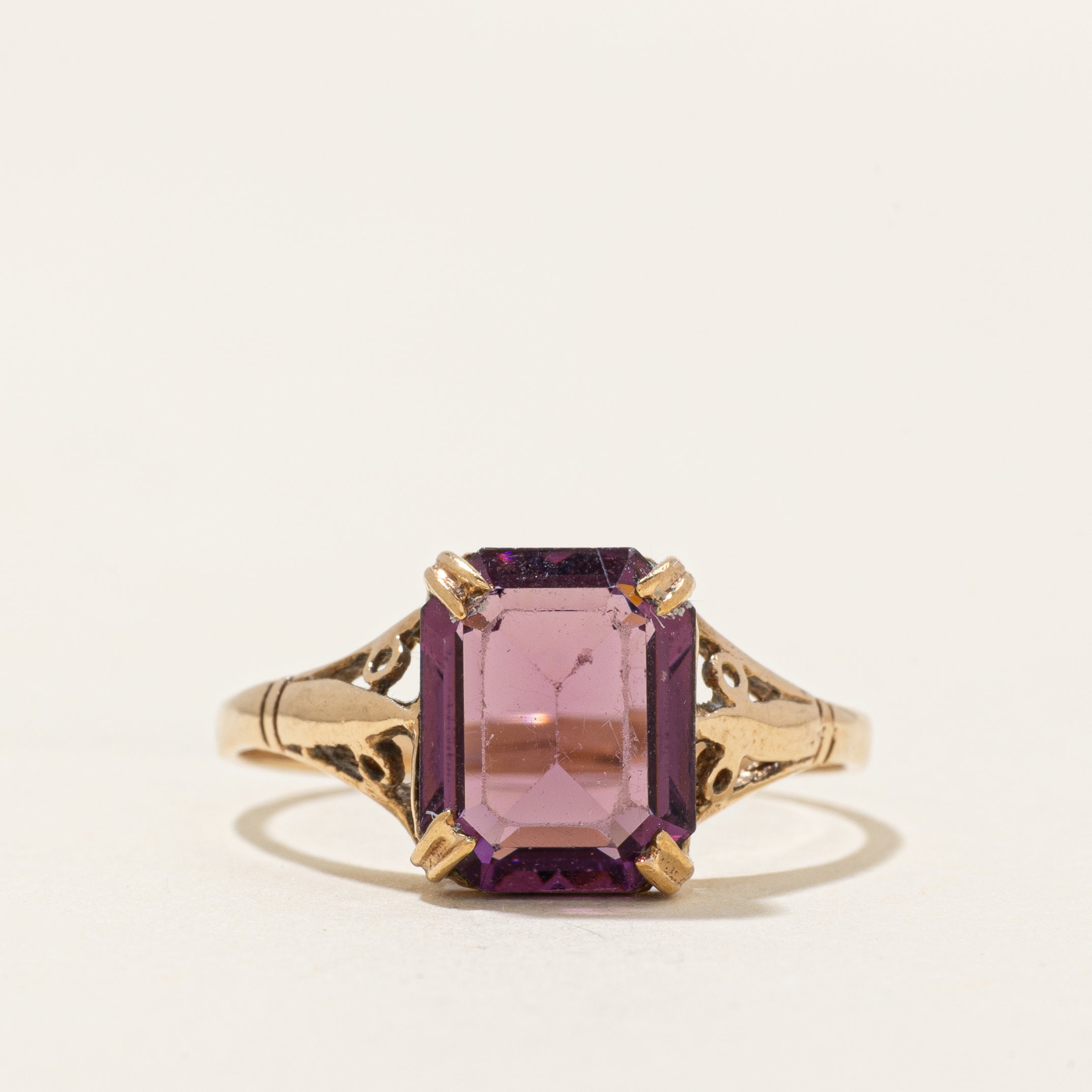 Solitaire Pasté Glass Cocktail Ring | 4.26ct | SZ 8.25