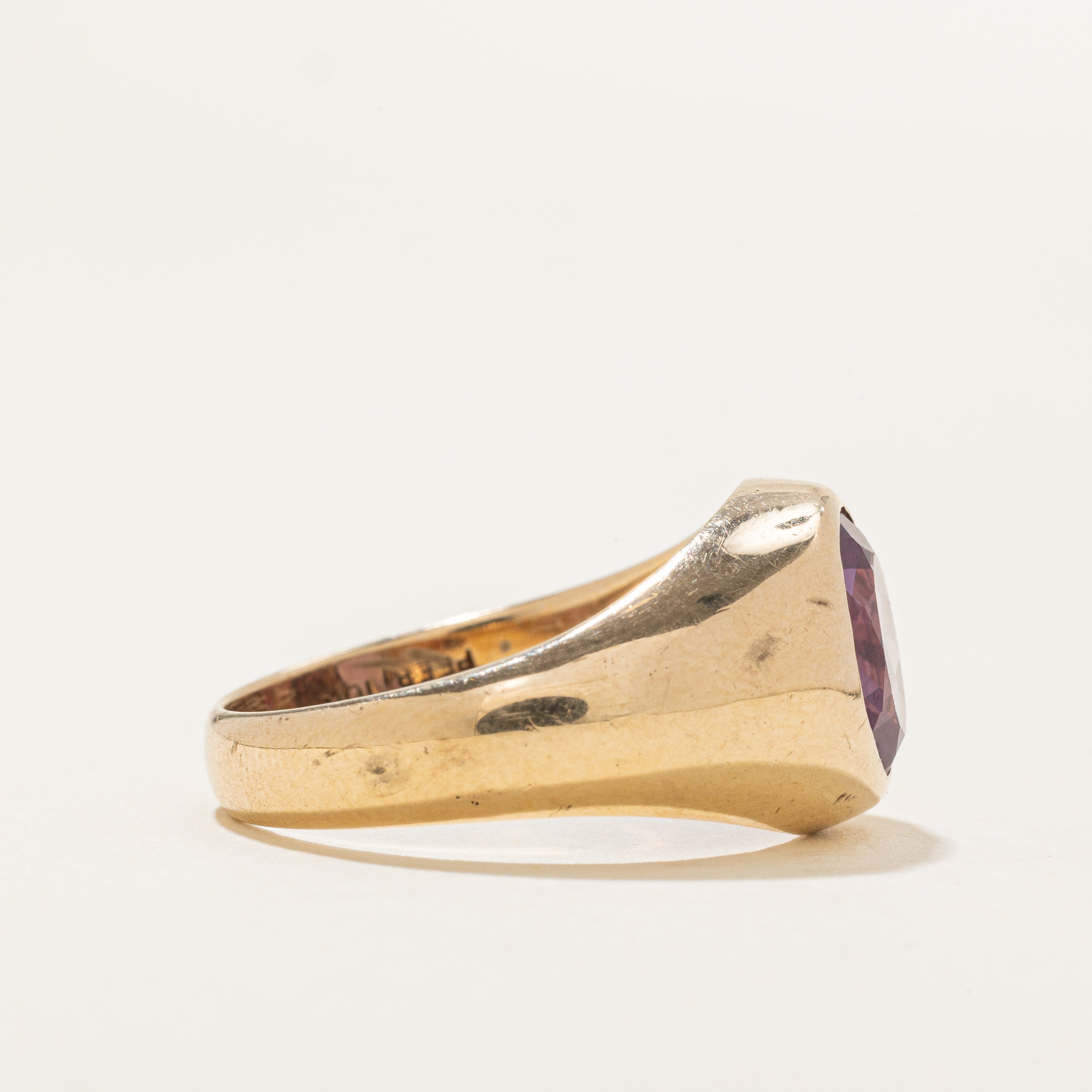 Solitaire Synthetic Colour Change Sapphire Ring | 3.00ct | SZ 9.25