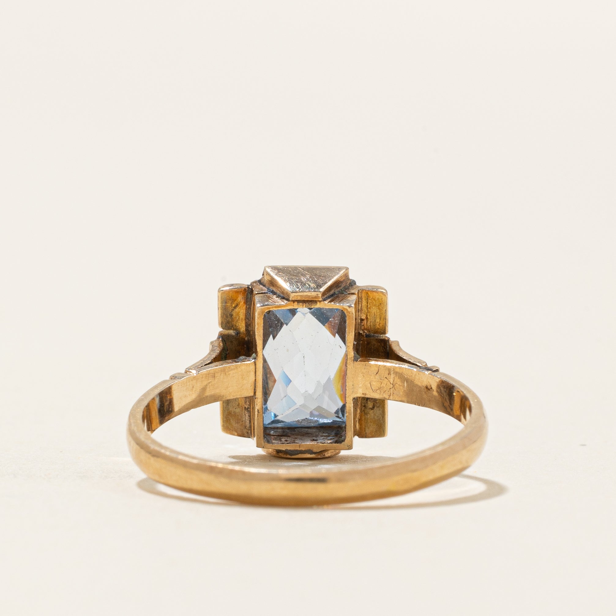 Solitaire Synthetic Spinel Ring | 4.70ct | SZ 7.5