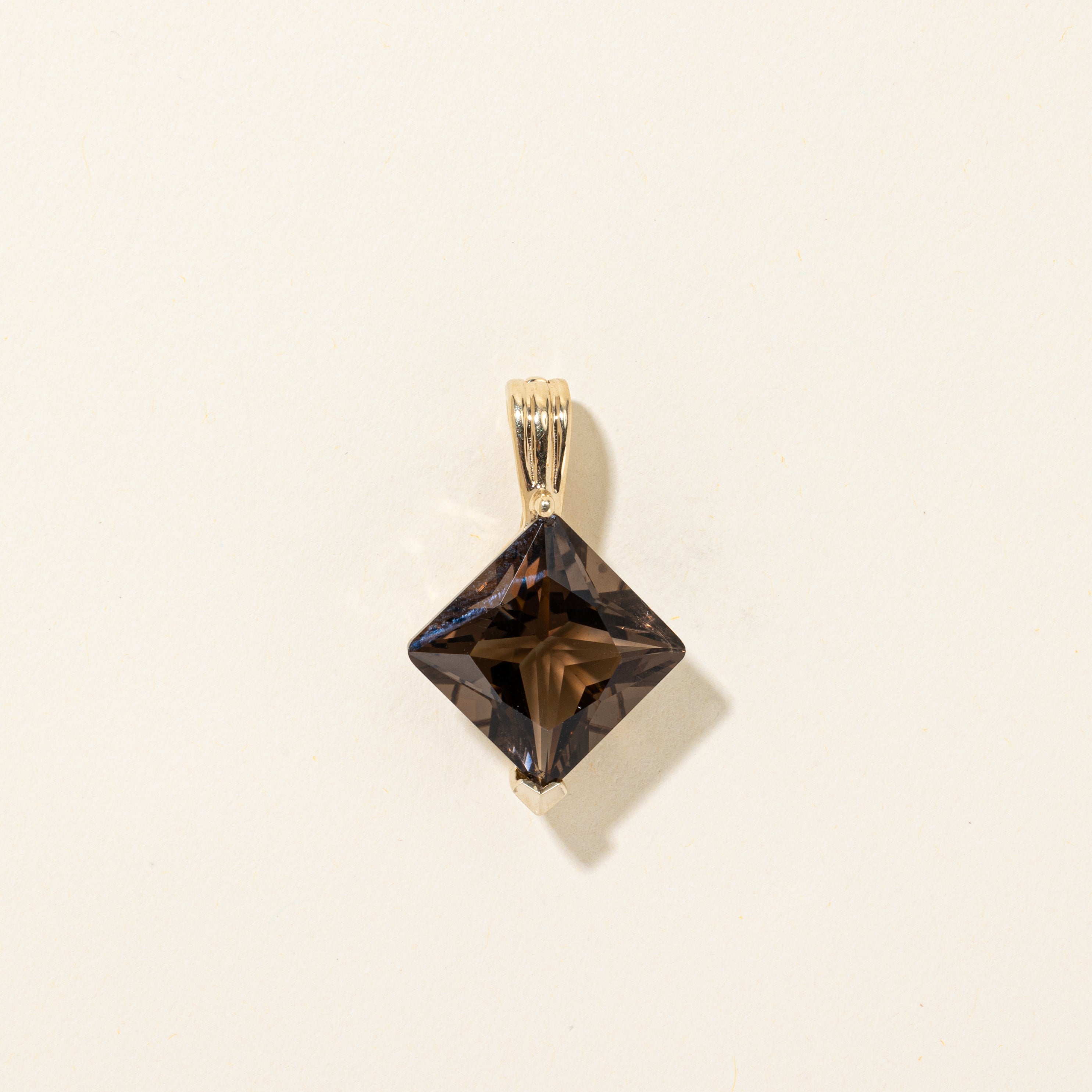 Basket Set Smoky Quartz Pendant | 11.00ct