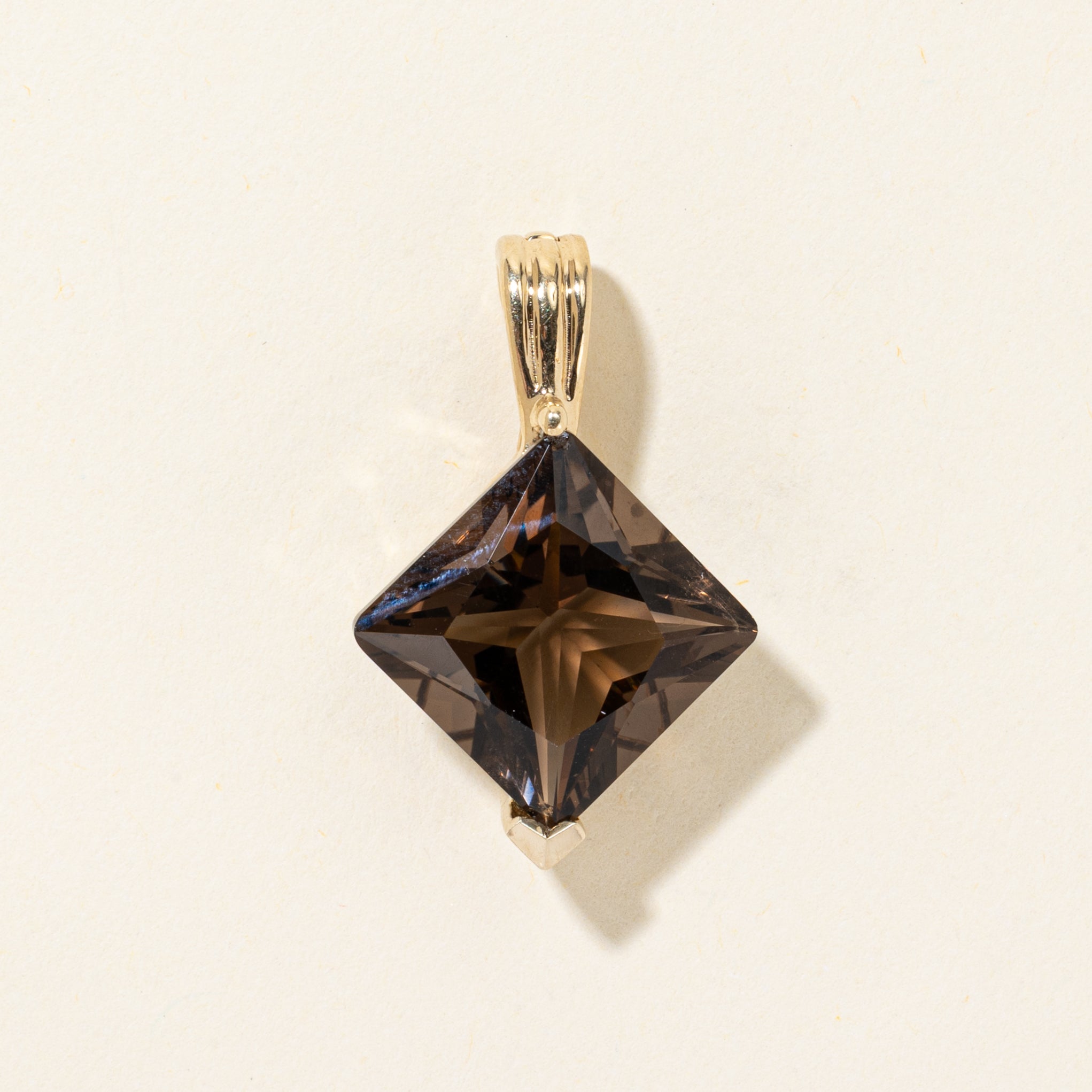 Basket Set Smoky Quartz Pendant | 11.00ct