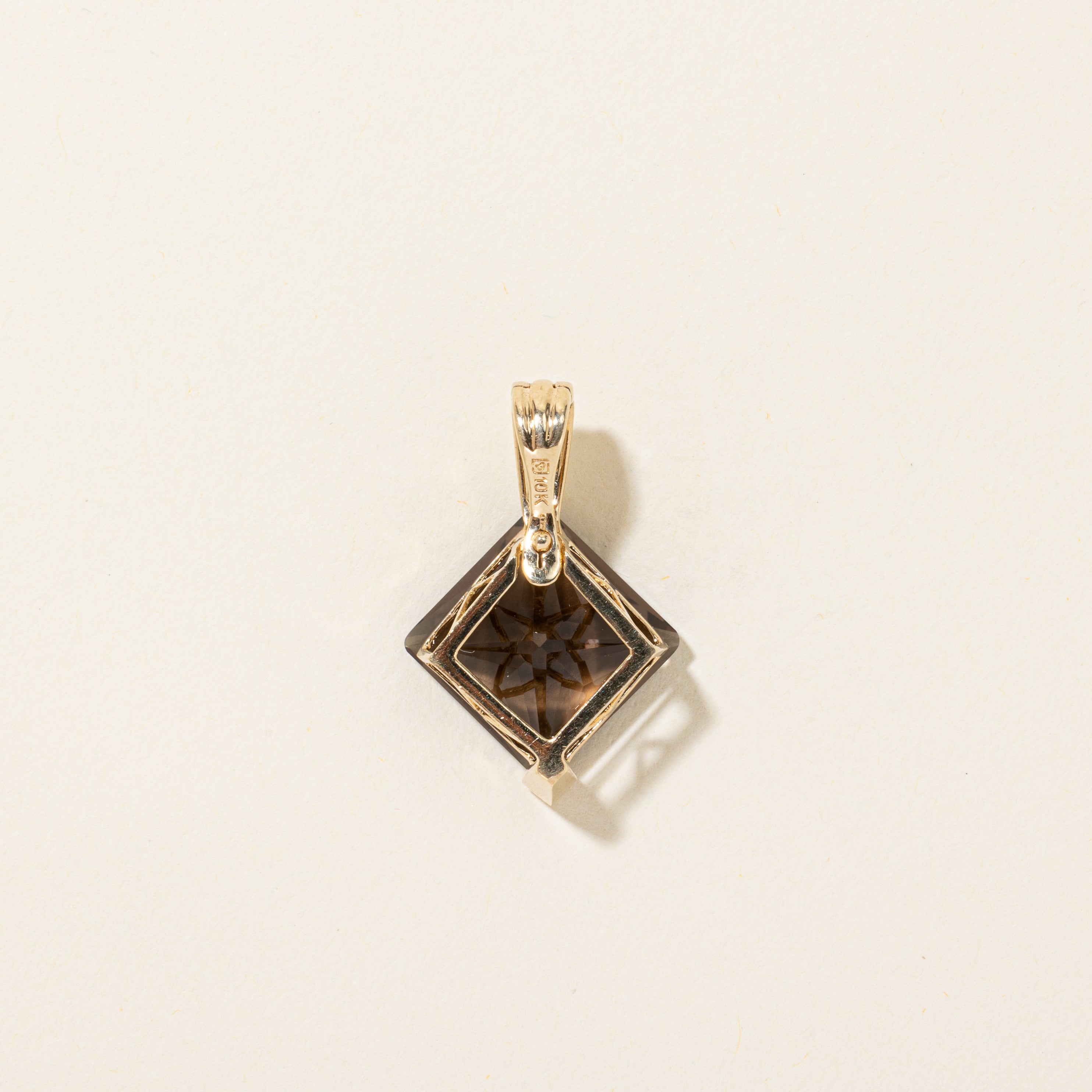 Basket Set Smoky Quartz Pendant | 11.00ct