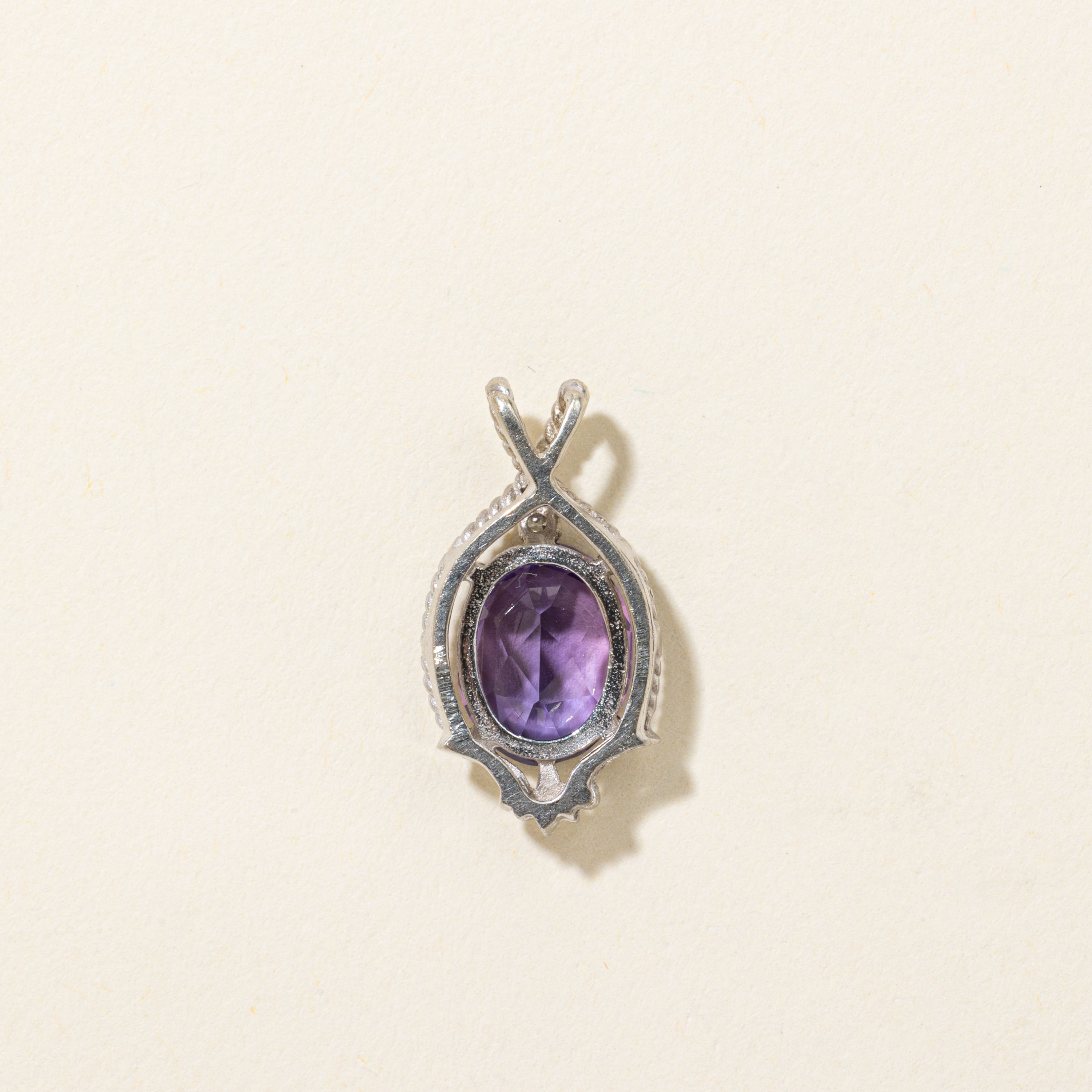 Synthetic Colour-Changing Sapphire Rope Pendant | 2.60ct