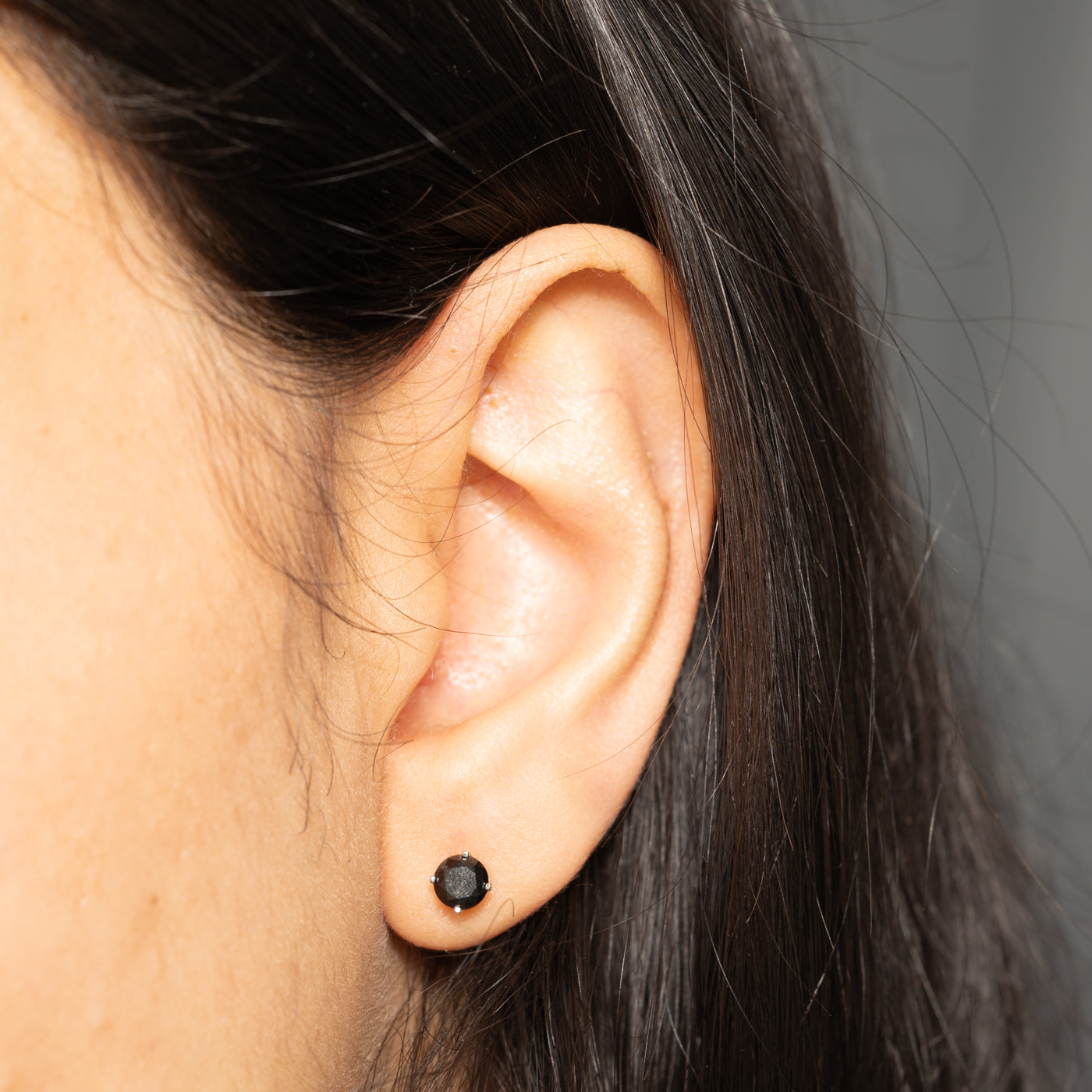 Black Diamond Stud Earrings | 0.80ctw