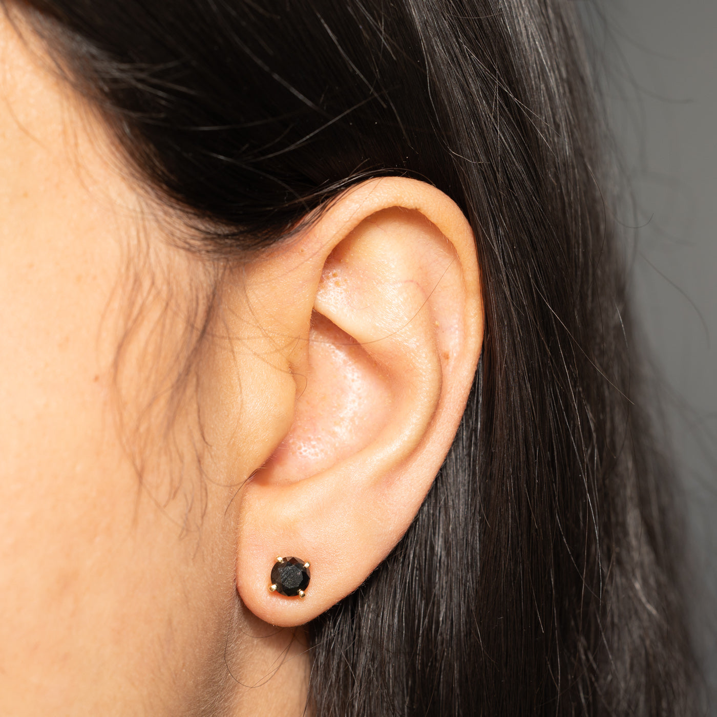 Black Diamond Stud Earrings | 1.20ctw