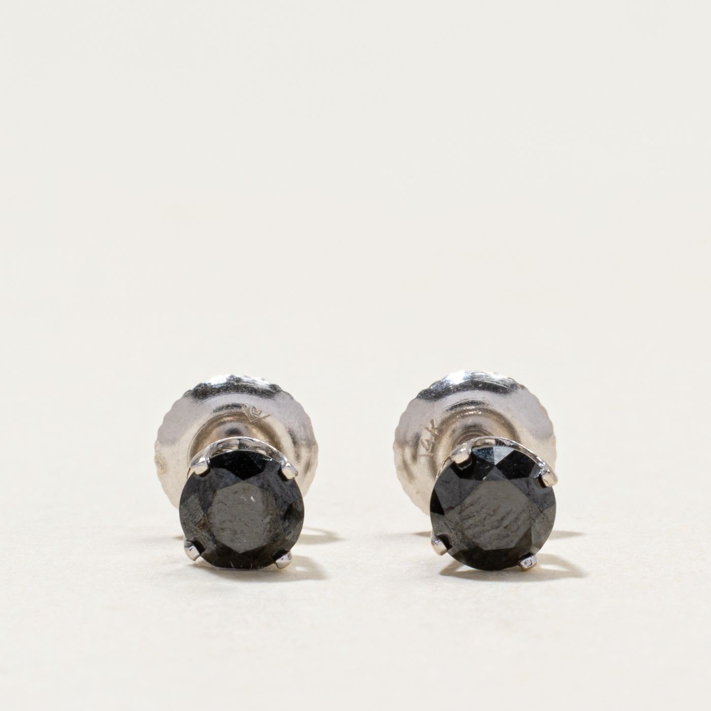 Black Diamond Stud Earrings | 0.80ctw