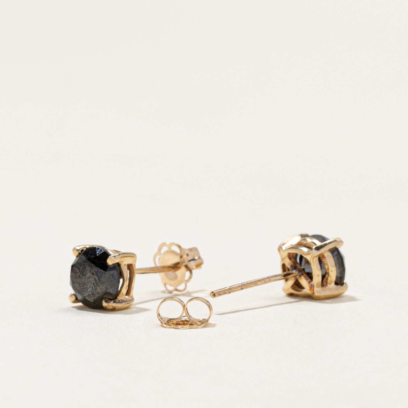 Black Diamond Stud Earrings | 1.20ctw