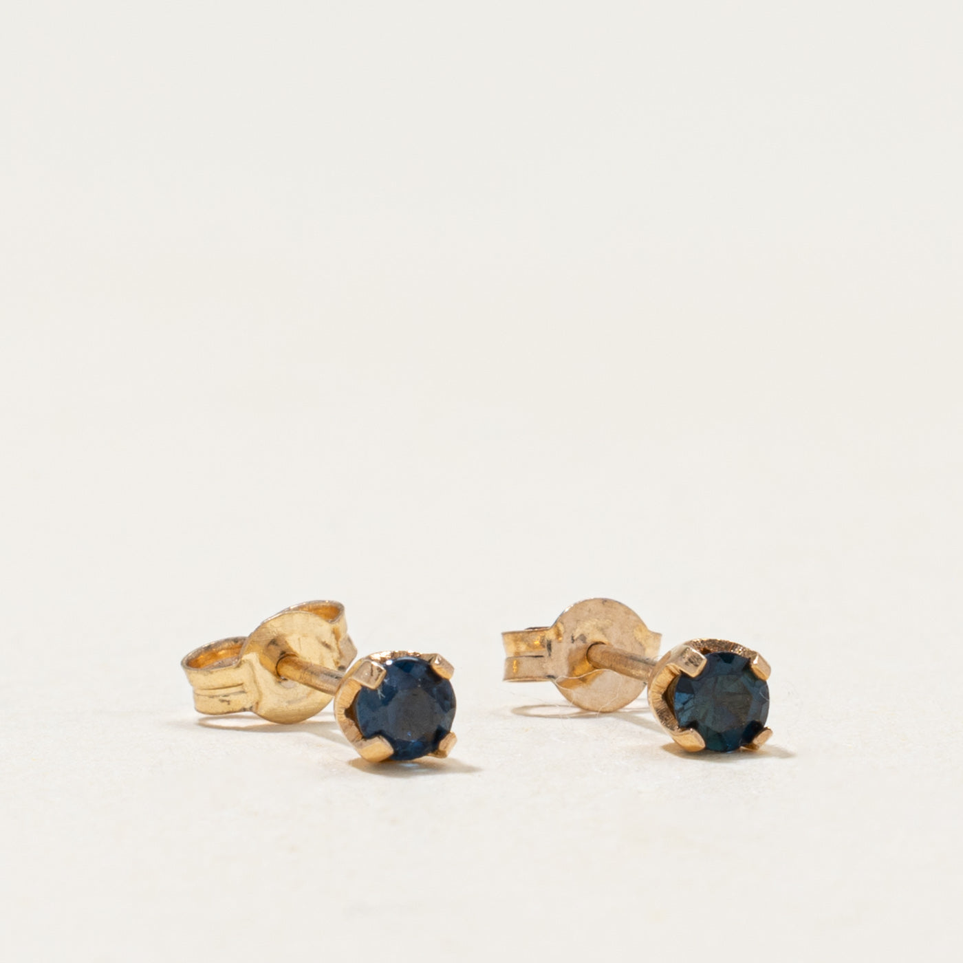 14k Sapphire Small Stud Earrings | 0.24ctw
