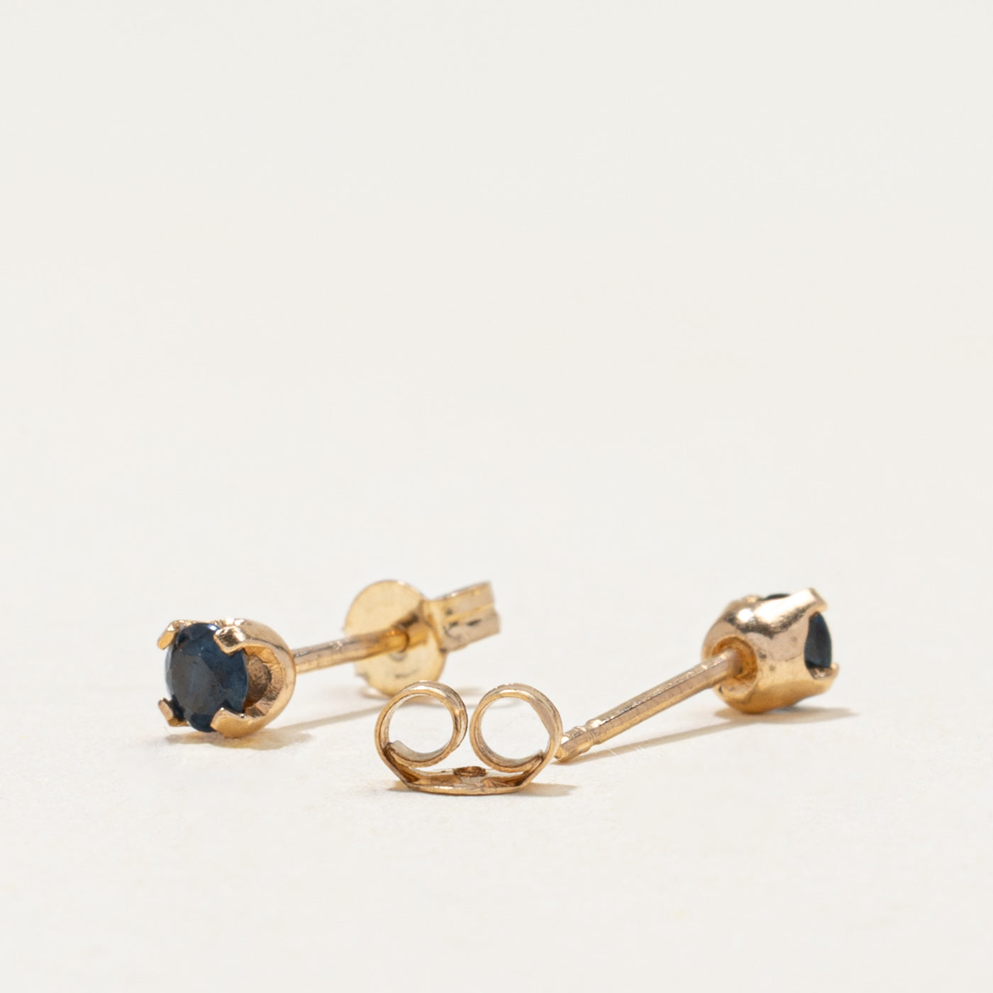 14k Sapphire Small Stud Earrings | 0.24ctw