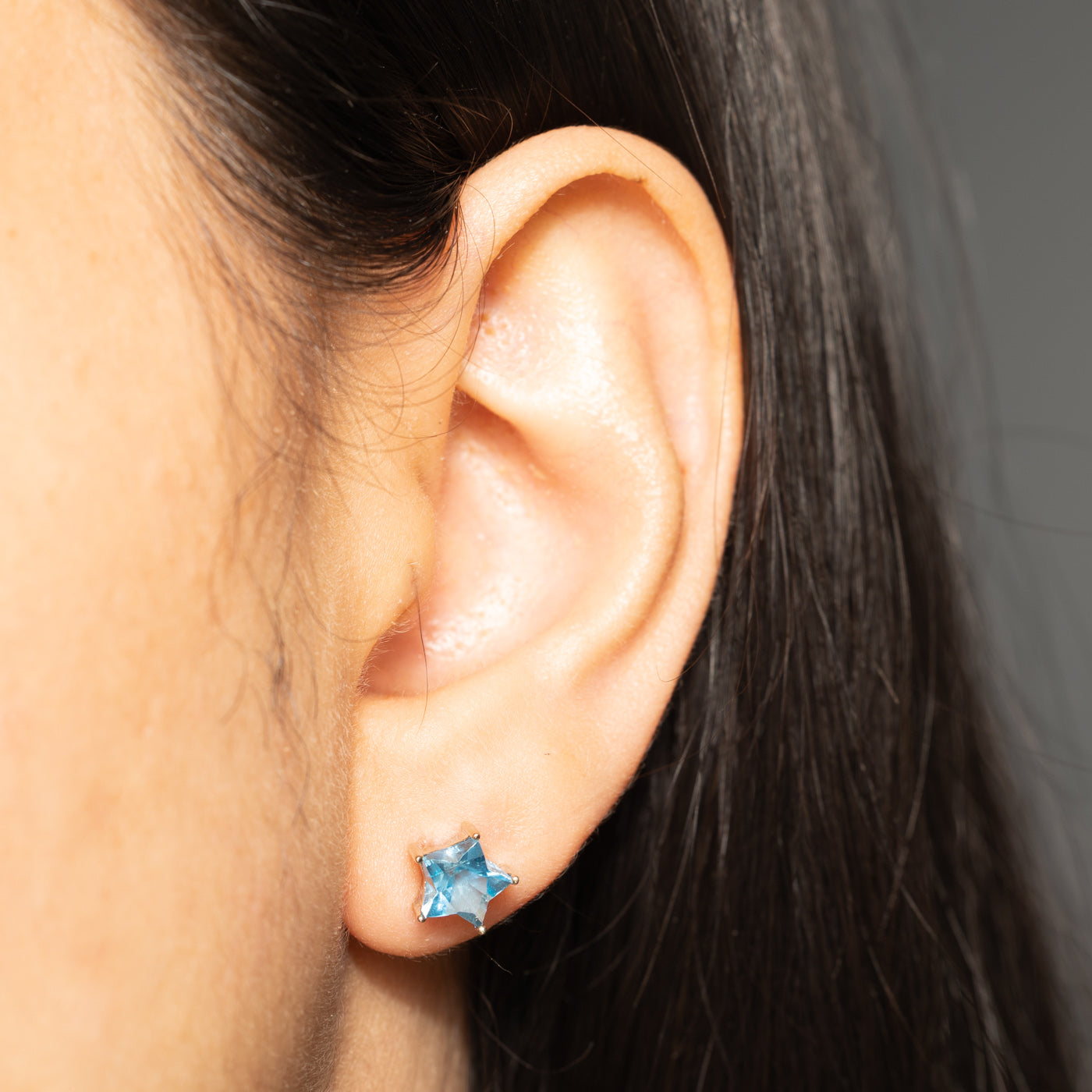 Star Cut Topaz Stud Earrings | 3.00ctw