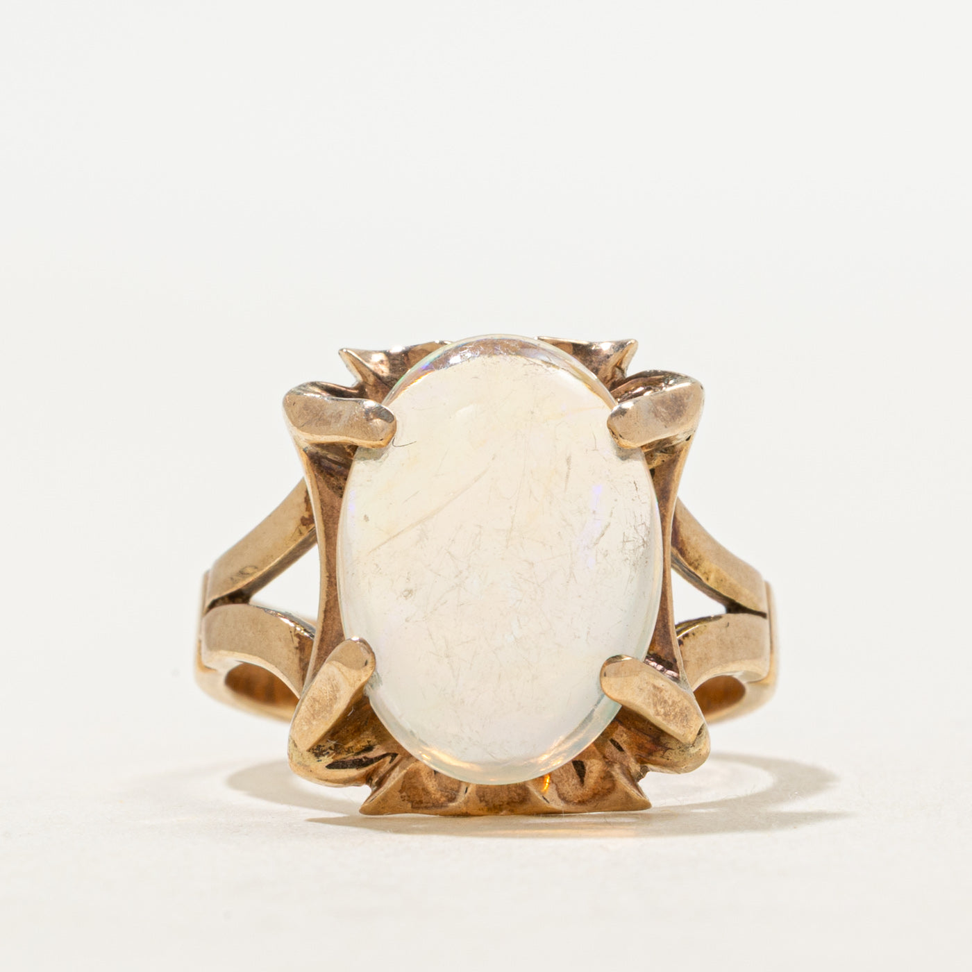 Cabochon Jelly Opal Cocktail Ring | 3.35ct | SZ 6