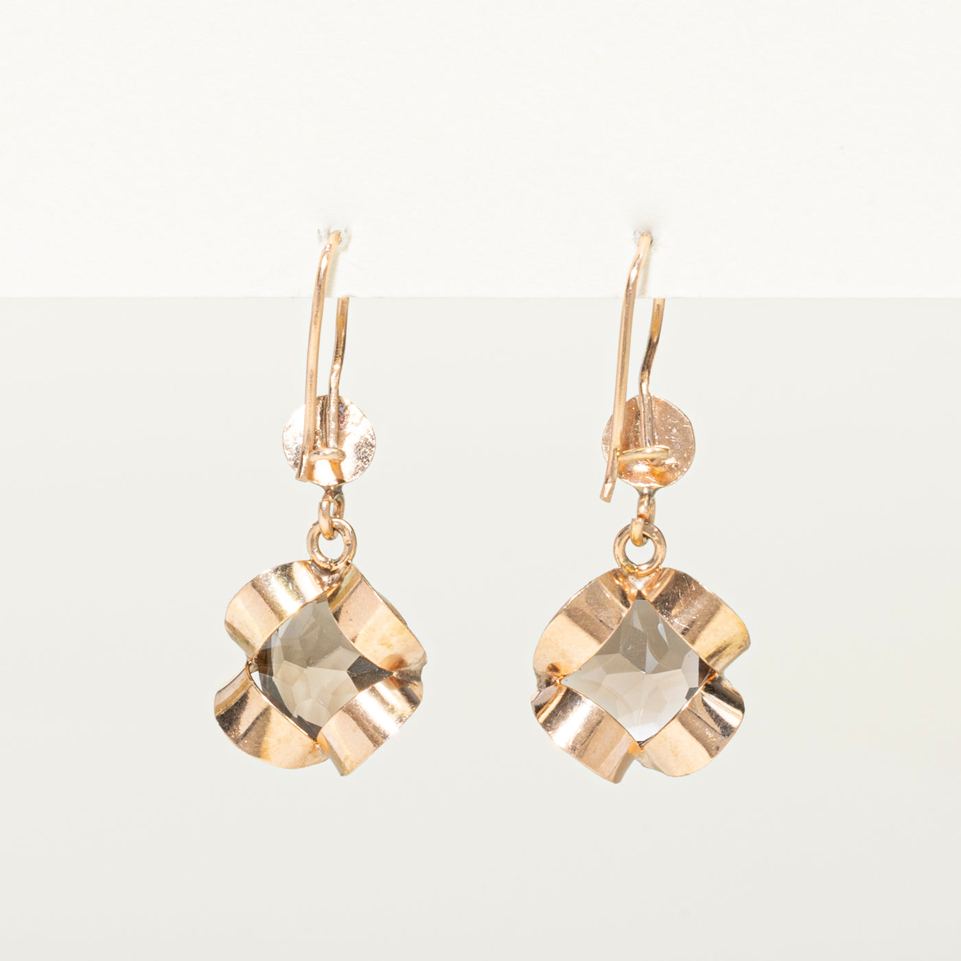Smoky Quartz Drop Earrings | 6.60ct