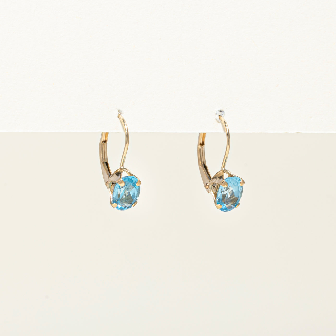 Oval Cut Topaz Drop Earrings | 1.80ctw