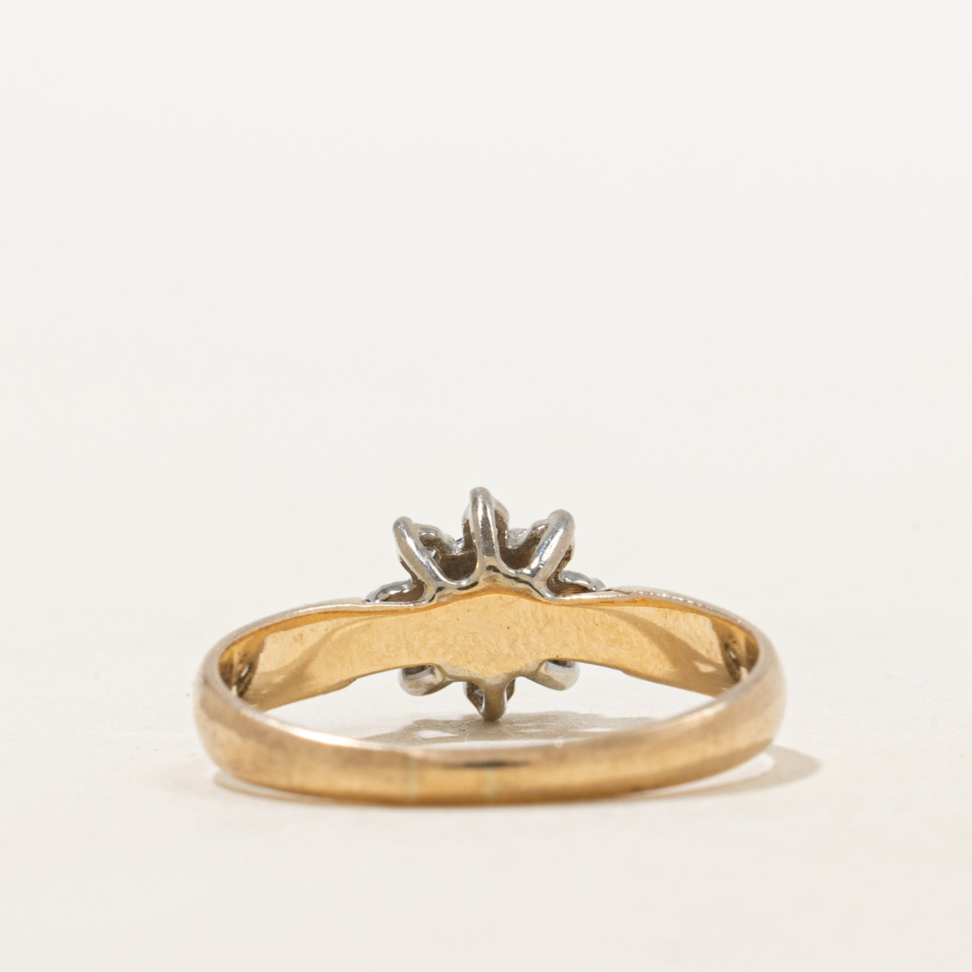 Sapphire & Diamond Petal Halo Ring | 0.16ct, 0.08ctw | SZ 7.0 |