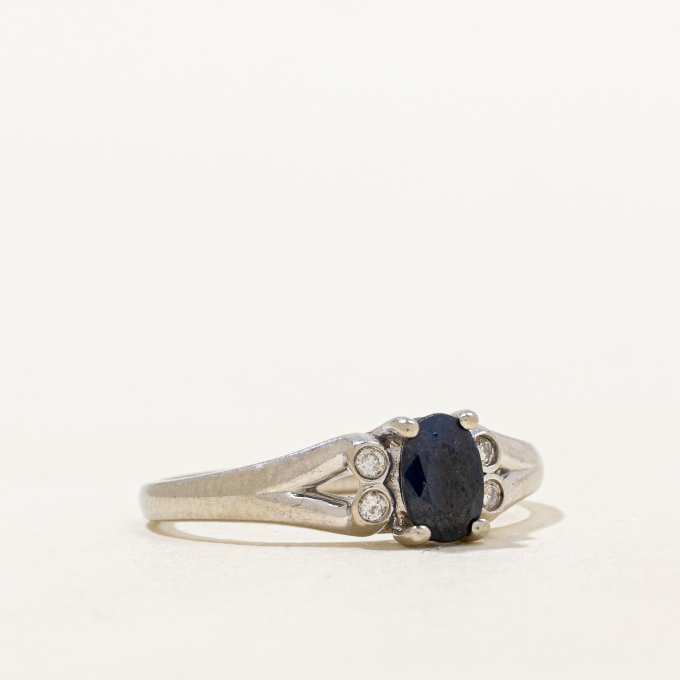 Sapphire & Diamond Accented Ring | 0.5ct, 0.04ctw | SZ 7.25 |