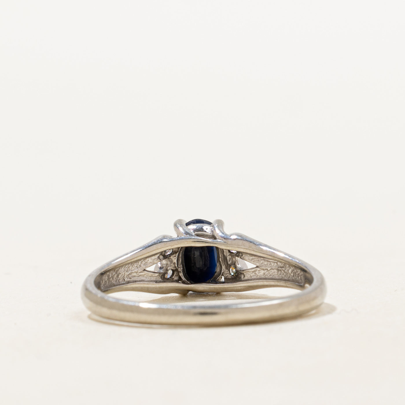 Sapphire & Diamond Accented Ring | 0.5ct, 0.04ctw | SZ 7.25 |