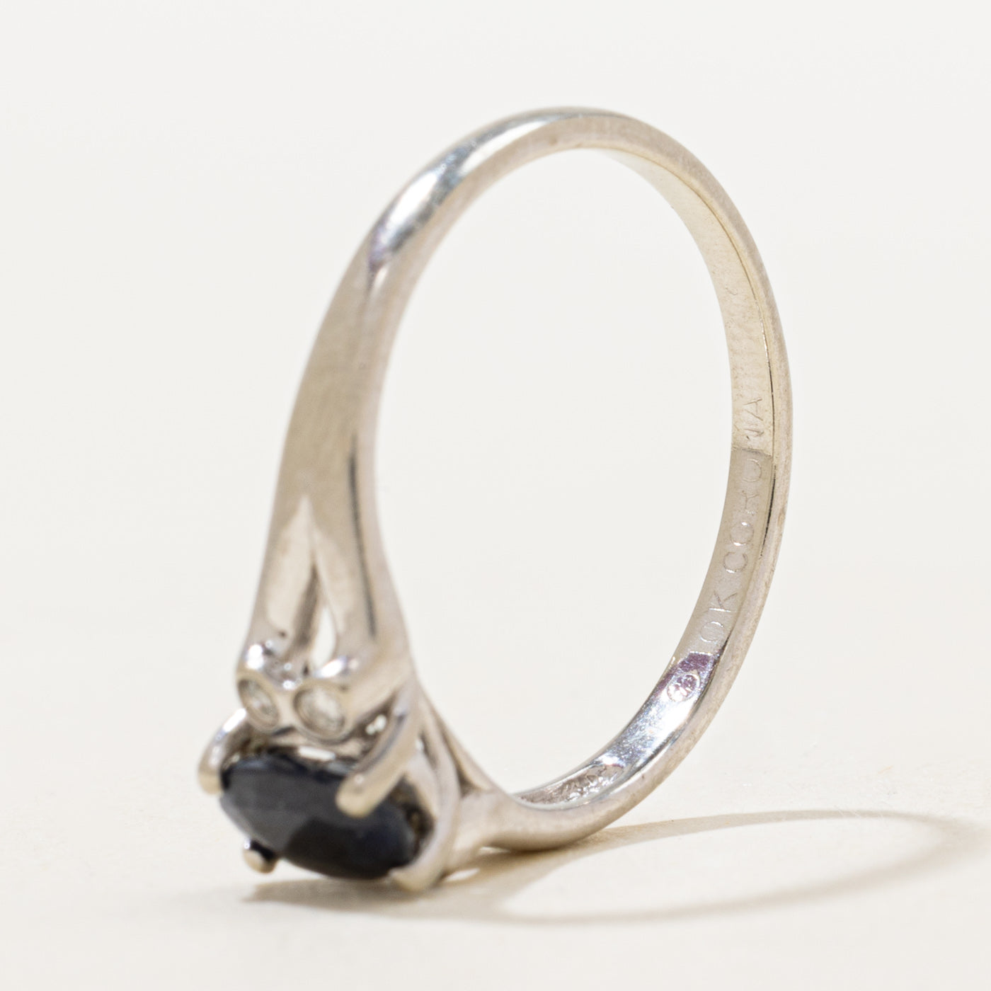 Sapphire & Diamond Accented Ring | 0.5ct, 0.04ctw | SZ 7.25 |