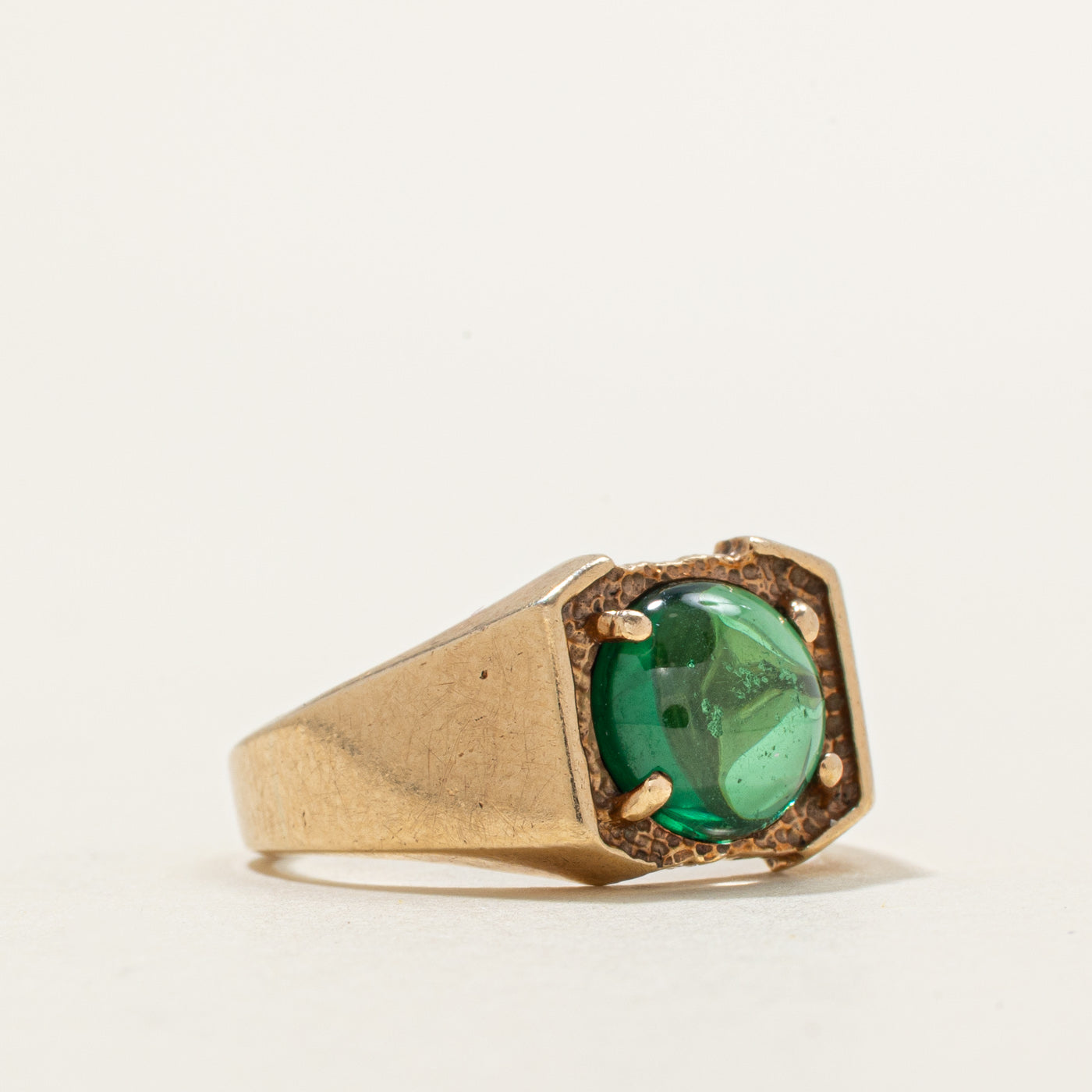 Cabochon Synthetic Spinel Chunky Ring | 2.30ct | SZ 6.5