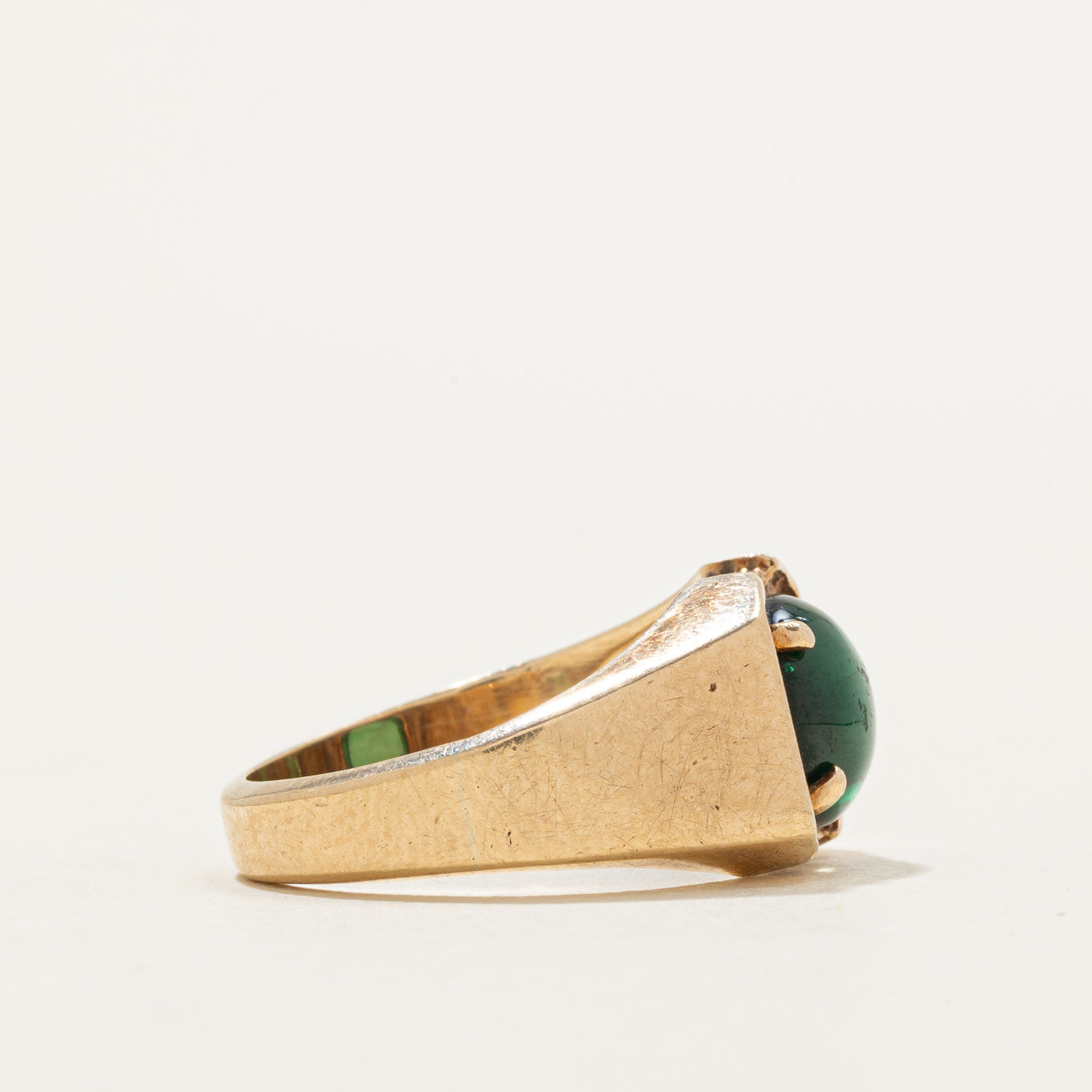 Cabochon Synthetic Spinel Chunky Ring | 2.30ct | SZ 6.5