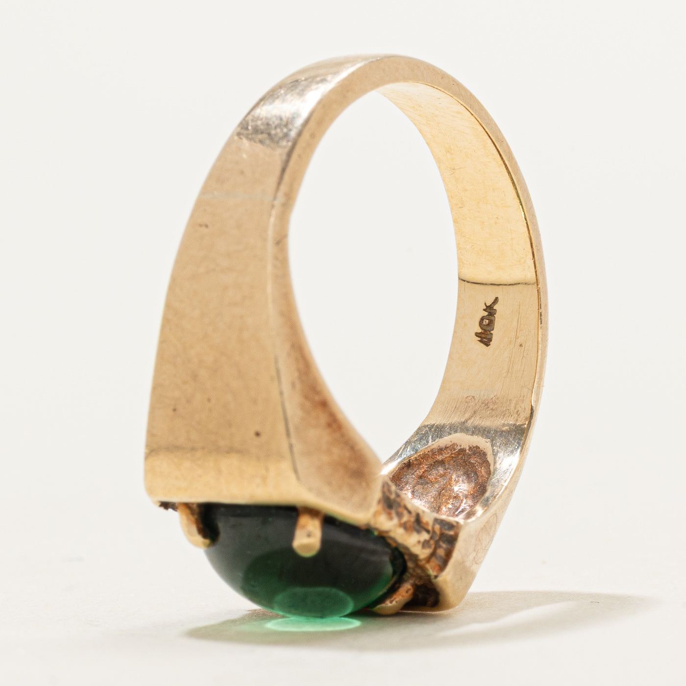 Cabochon Synthetic Spinel Chunky Ring | 2.30ct | SZ 6.5