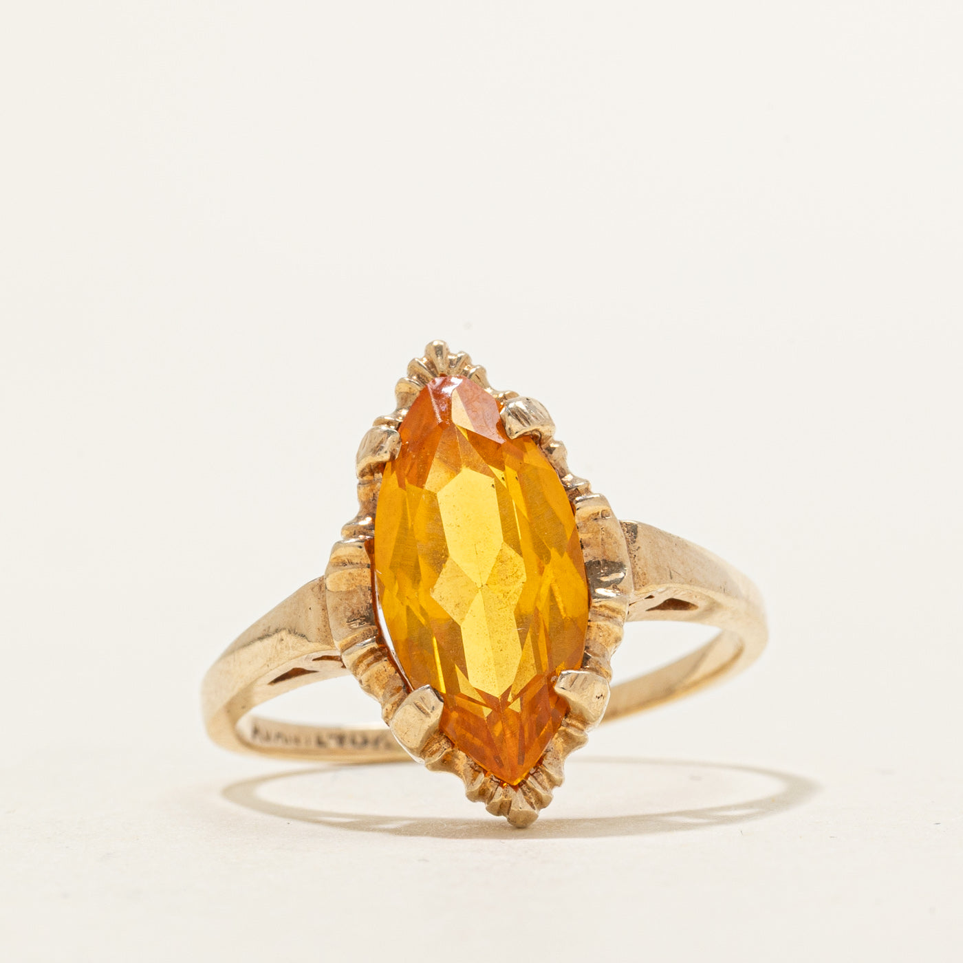 Marquise Cut Synthetic Sapphire Ring | 3.10ct | SZ 8