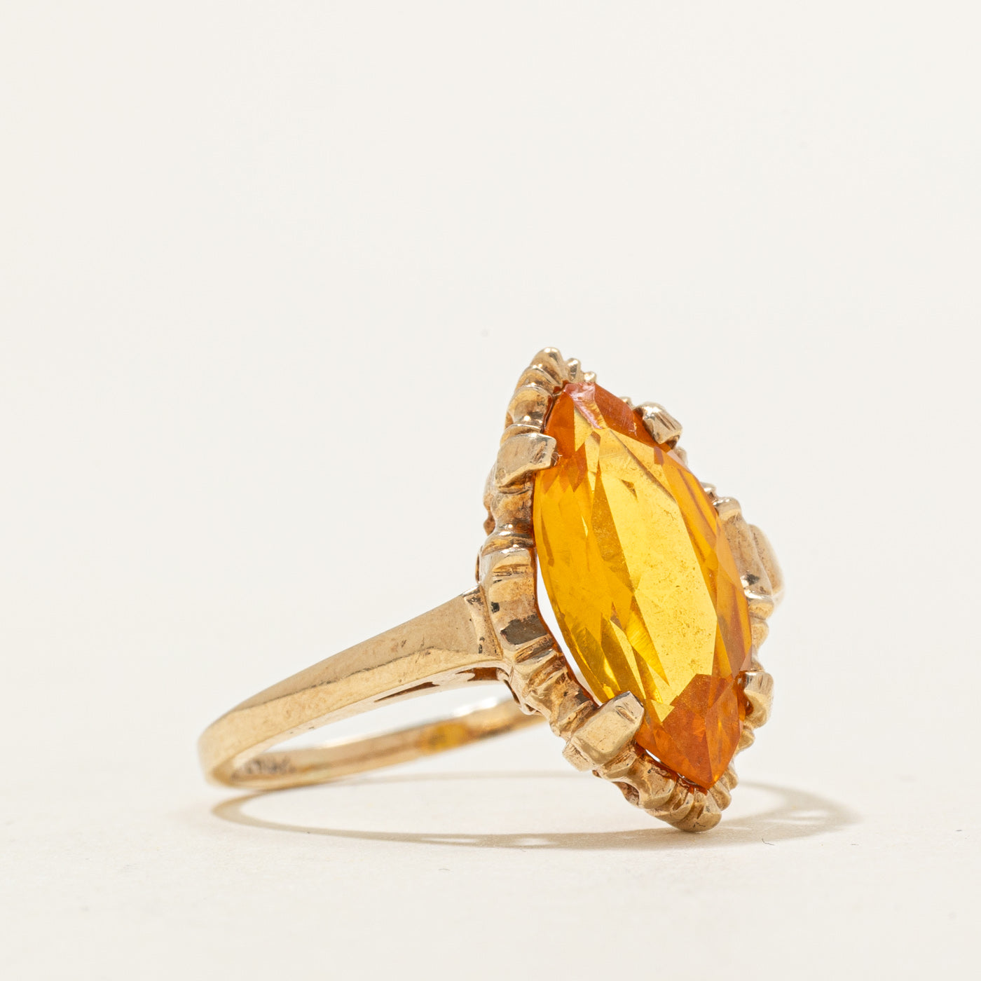 Marquise Cut Synthetic Sapphire Ring | 3.10ct | SZ 8