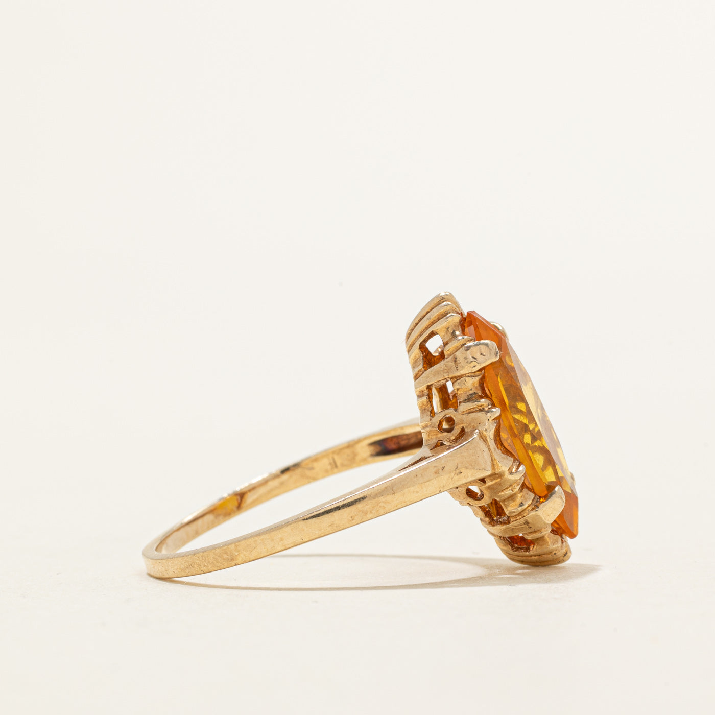 Marquise Cut Synthetic Sapphire Ring | 3.10ct | SZ 8