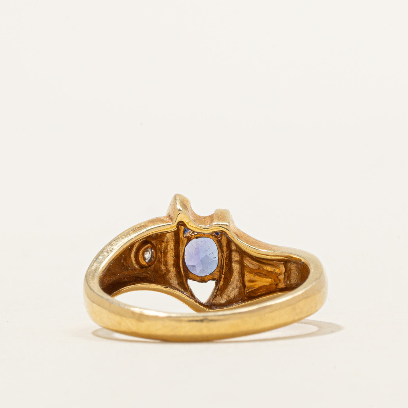 18K Multi Gemstone Abstract Ring | 0.60ctw, 0.03ct | SZ 6.5