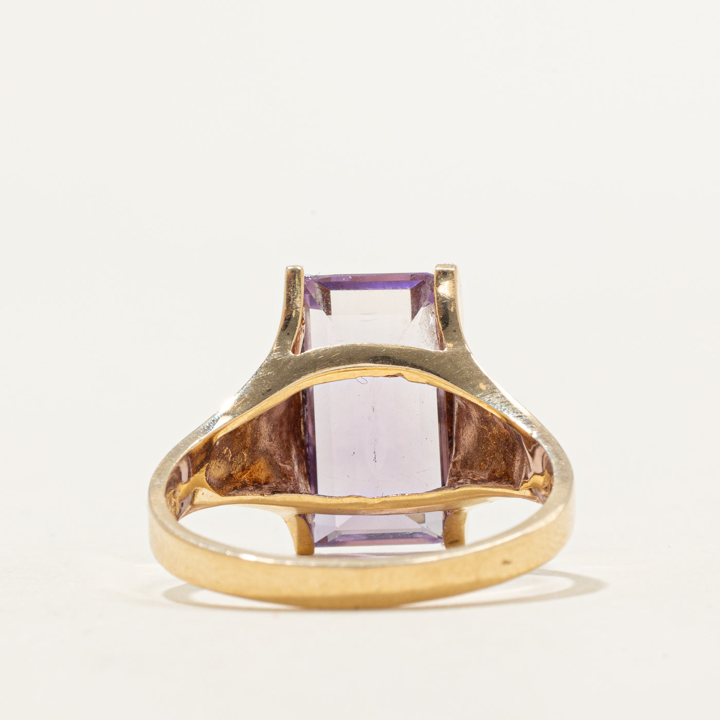 Baguette Cut Amethyst Ring | 3.50ct | SZ 8.25