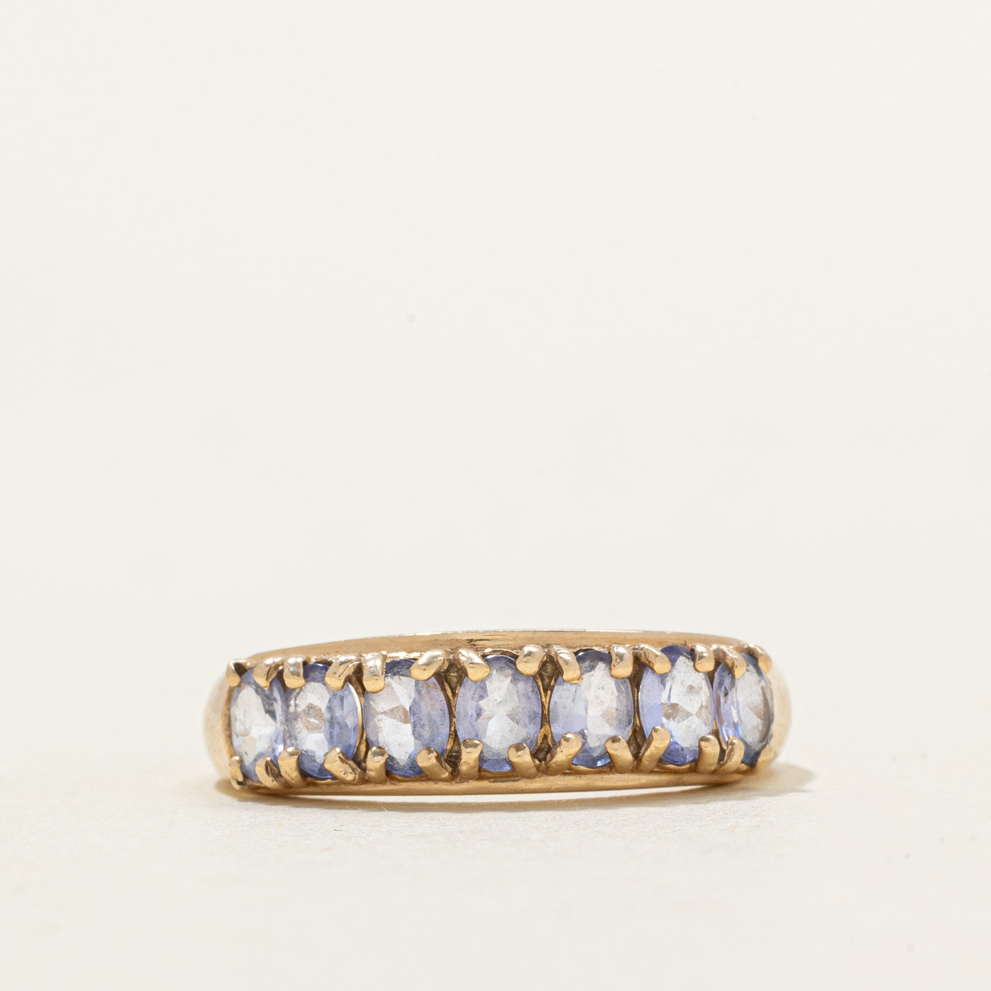 Seven Stone Tanzanite Ring | 1.0ctw | SZ 7