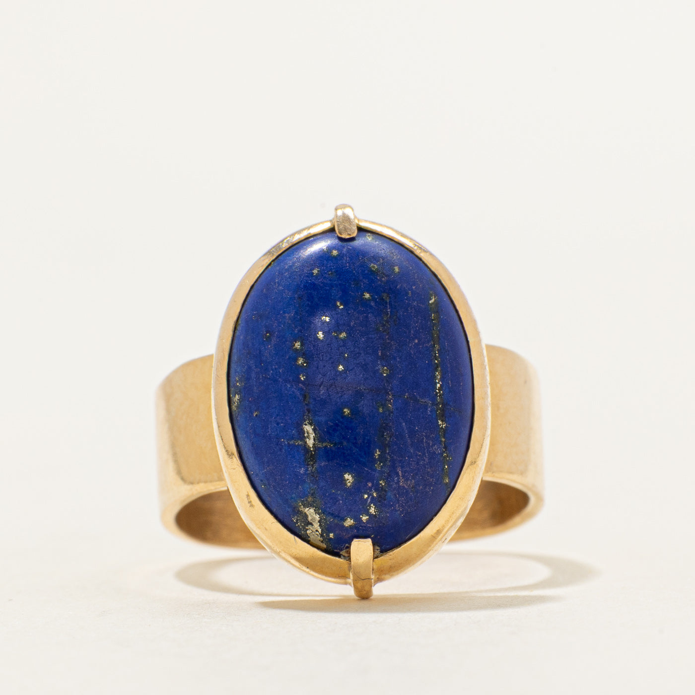 Lapis Chunky Cocktail Ring | 5.00ct | SZ 6.75