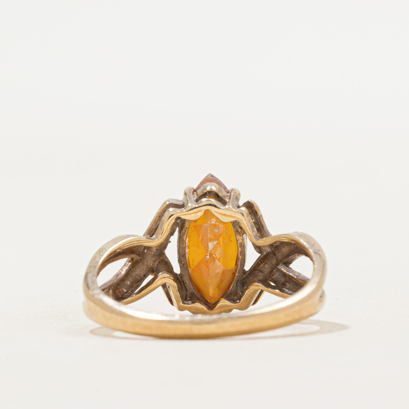 Marquise Cut Mystic Topaz Cross Over Ring | 1.89ct | SZ 7