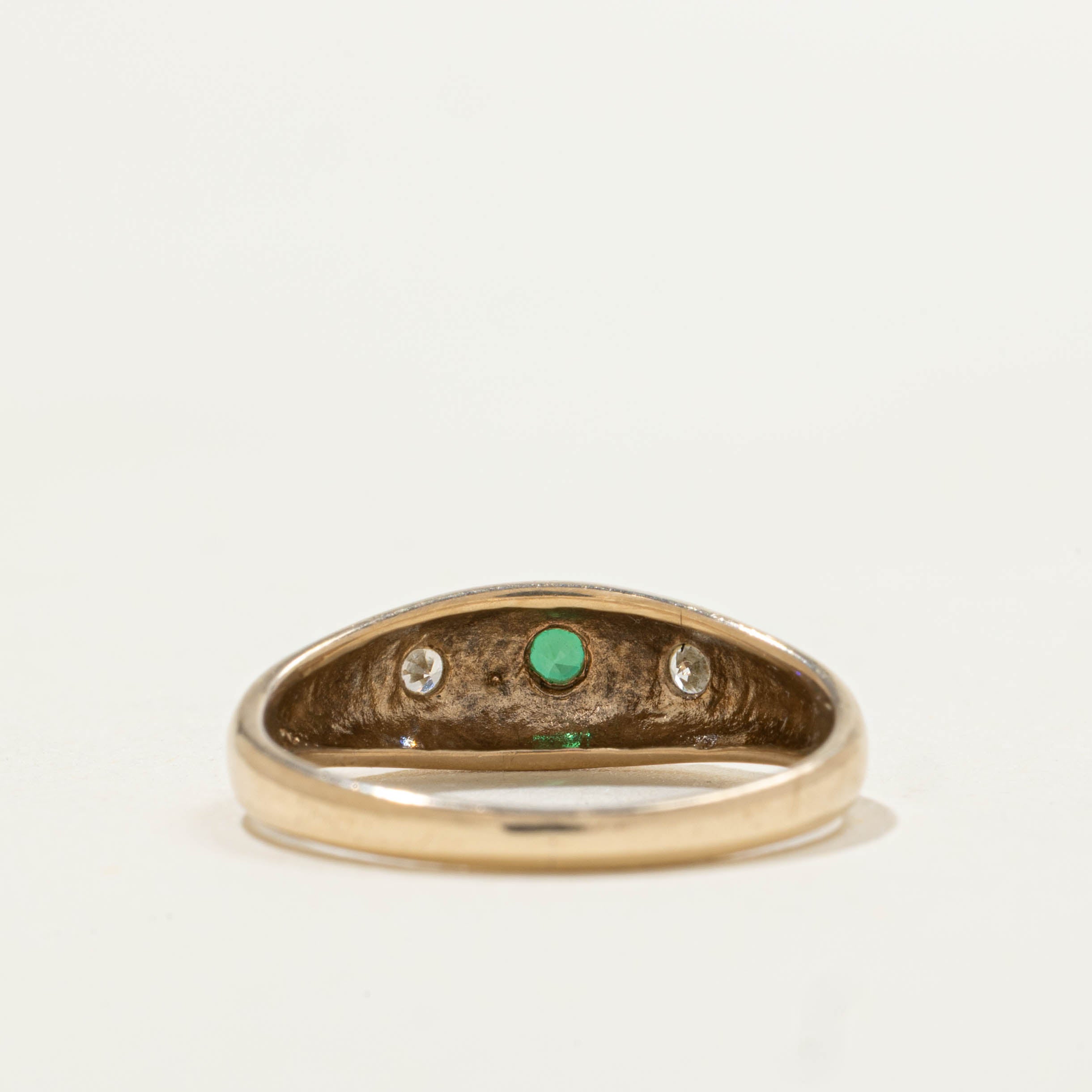 10k Retro Spinel Star Set Ring | 0.15ctw | SZ 3.5